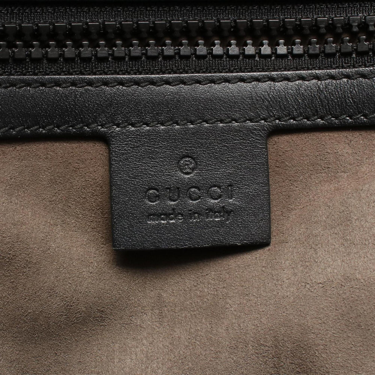 Gucci Beige Black Brown Pvc Leather Backpack Handbag (Pre-Owned)