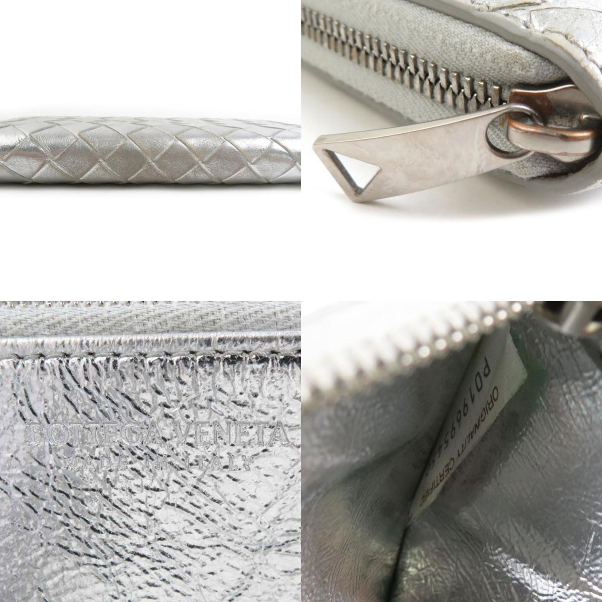 Bottega Veneta Leather Long Wallet (Bi-Fold) (Pre-Owned)