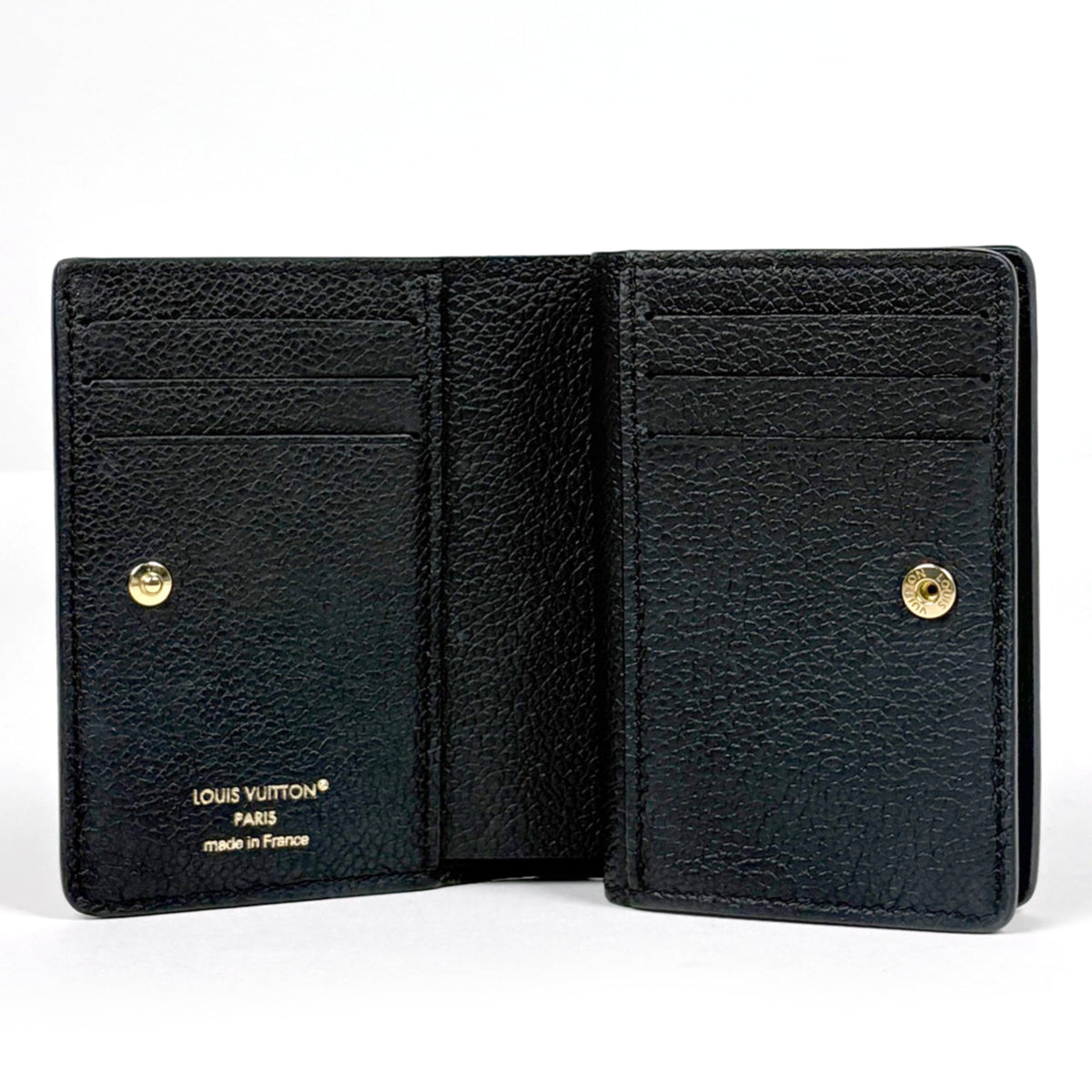 Louis Vuitton Black Noir Monogram Empreinte Wallet (Bi-Fold) (Pre-Owned)