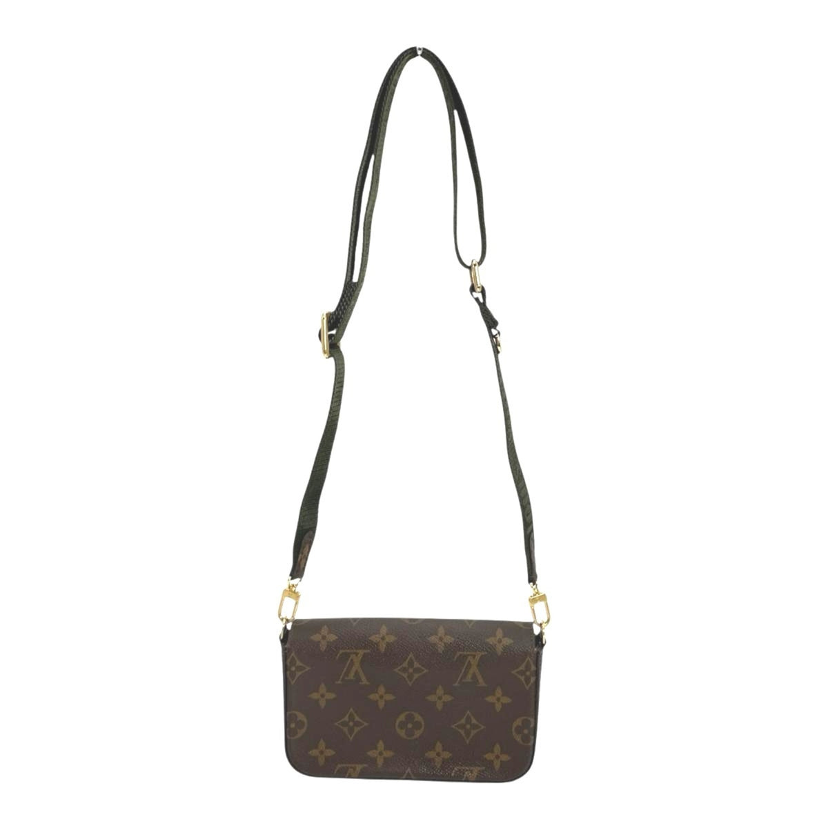 Louis Vuitton Brown Monogram Canvas Pochette Shoulder Bag (Pre-Owned)