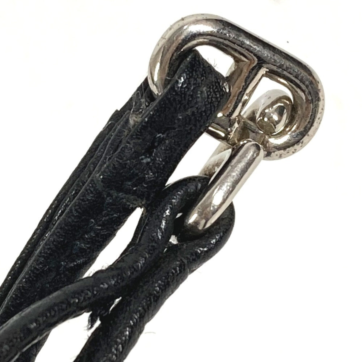 Hermes Black Leather Handbag Pouch (Pre-Owned)