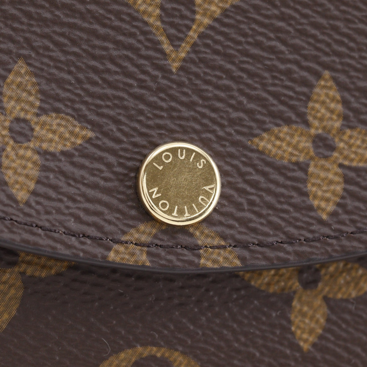 Louis Vuitton Brown Monogram Rose Ballerine Monogram Coin Purse/Coin Case (Pre-Owned)
