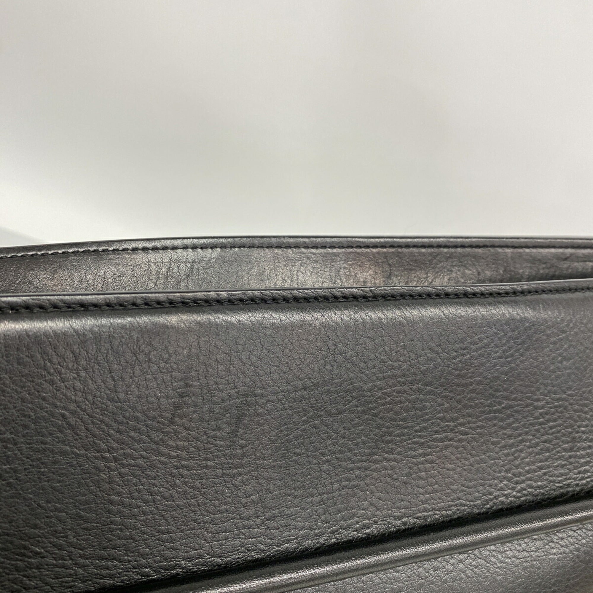 Cartier Black Leather Tote Bag (Pre-Owned)