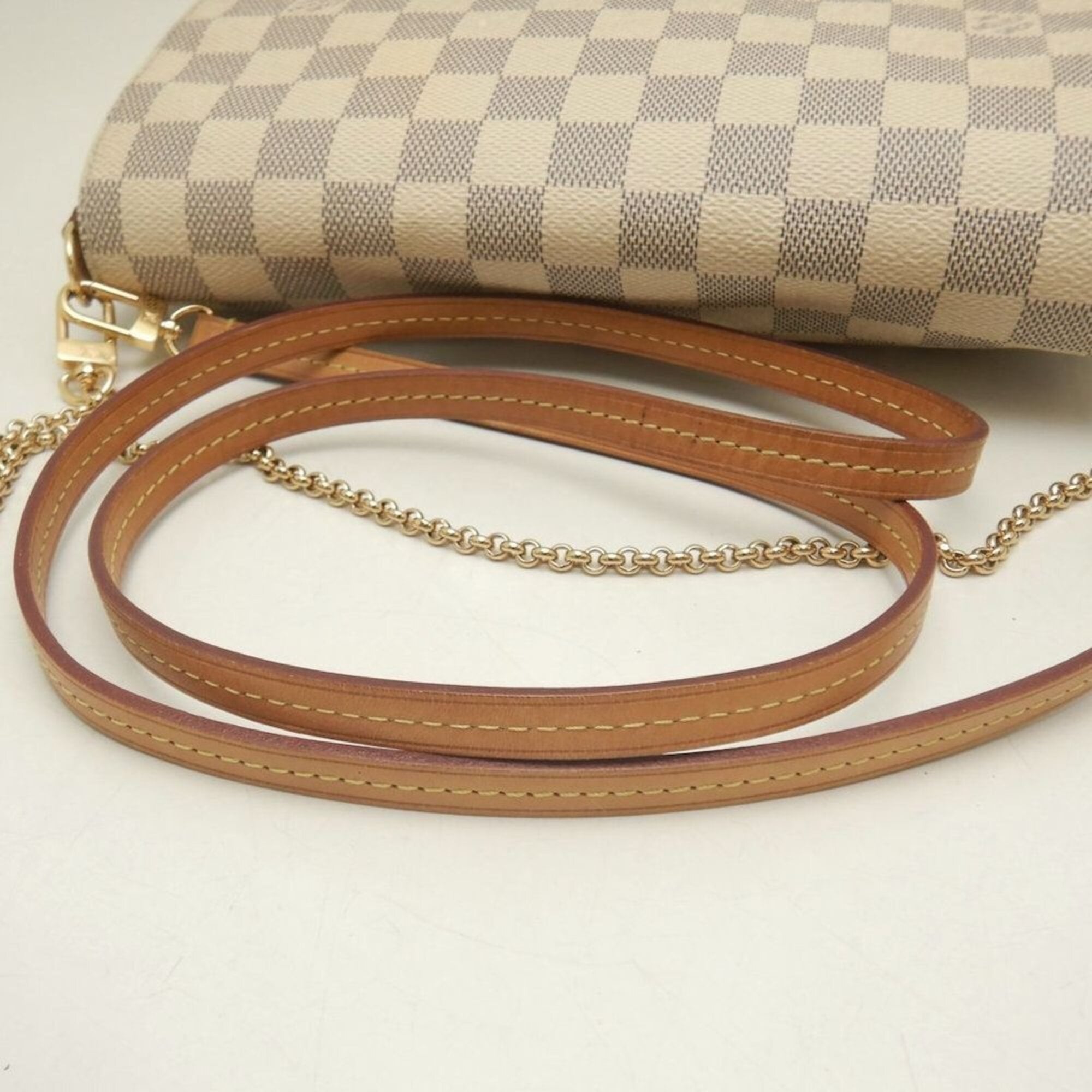 Louis Vuitton Damier Azur Azur Coated Canvas Shoulder Bag (Pre-Owned)
