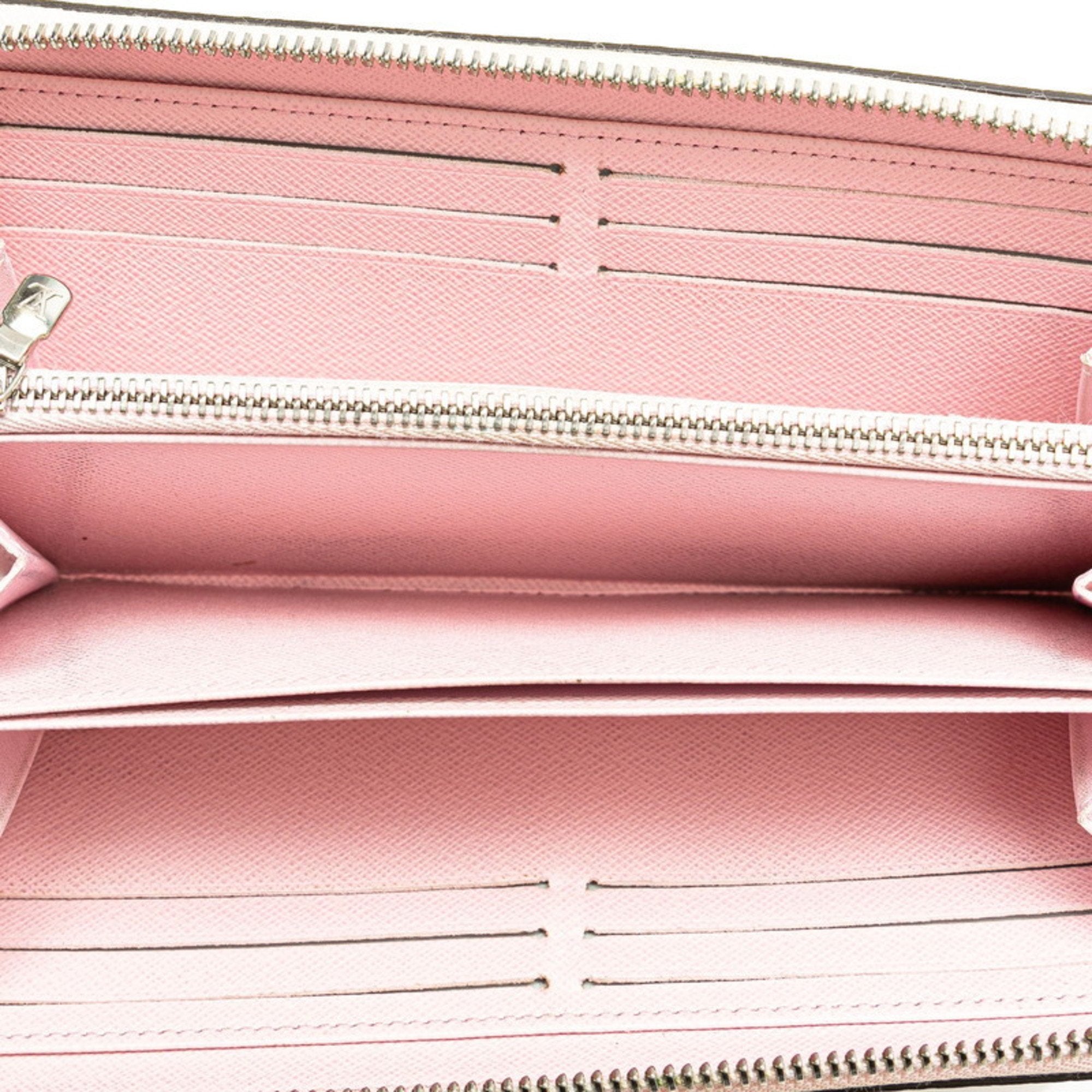 Louis Vuitton Multi-Color Pink Pvc Leather Long Wallet (Bi-Fold) (Pre-Owned)
