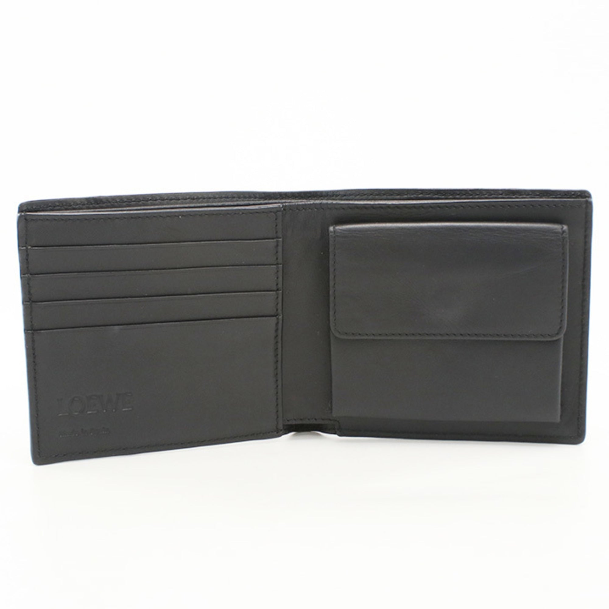 Loewe Black Leather Wallet (Bi-Fold) (Pre-Owned)