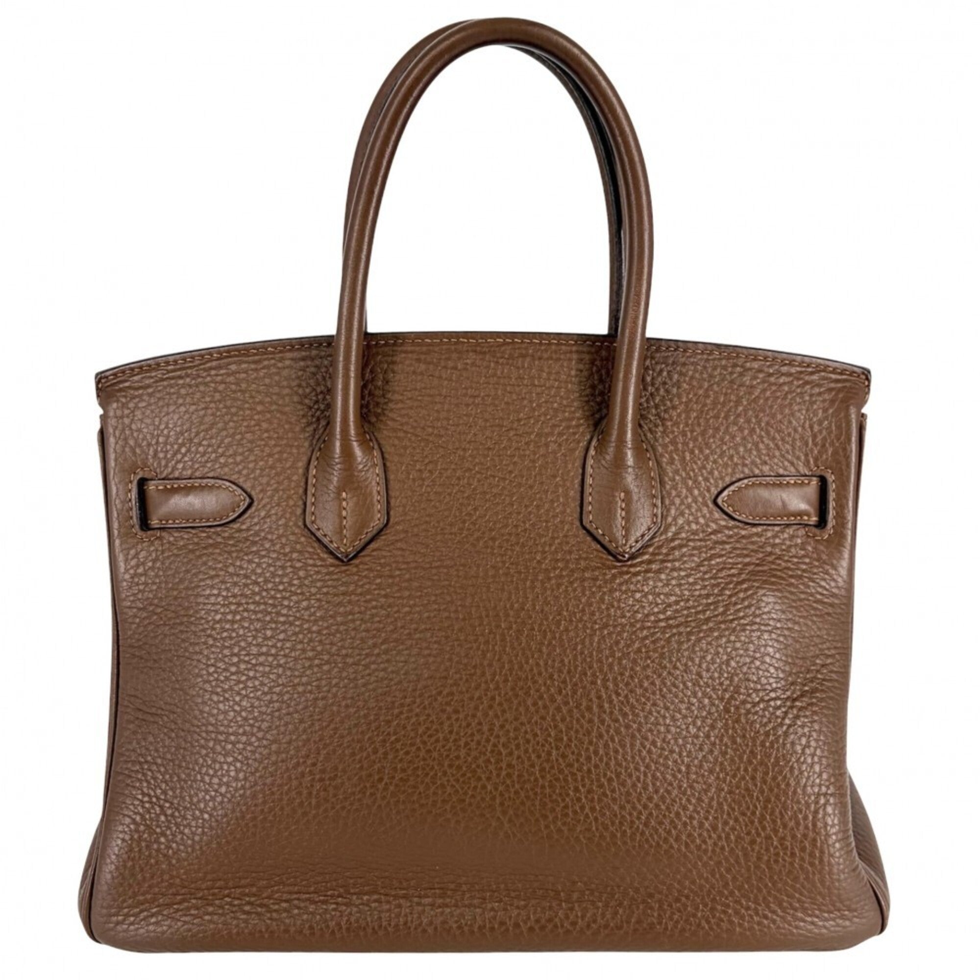 Hermes Birkin Brown Leather Handbag (Pre-Owned)