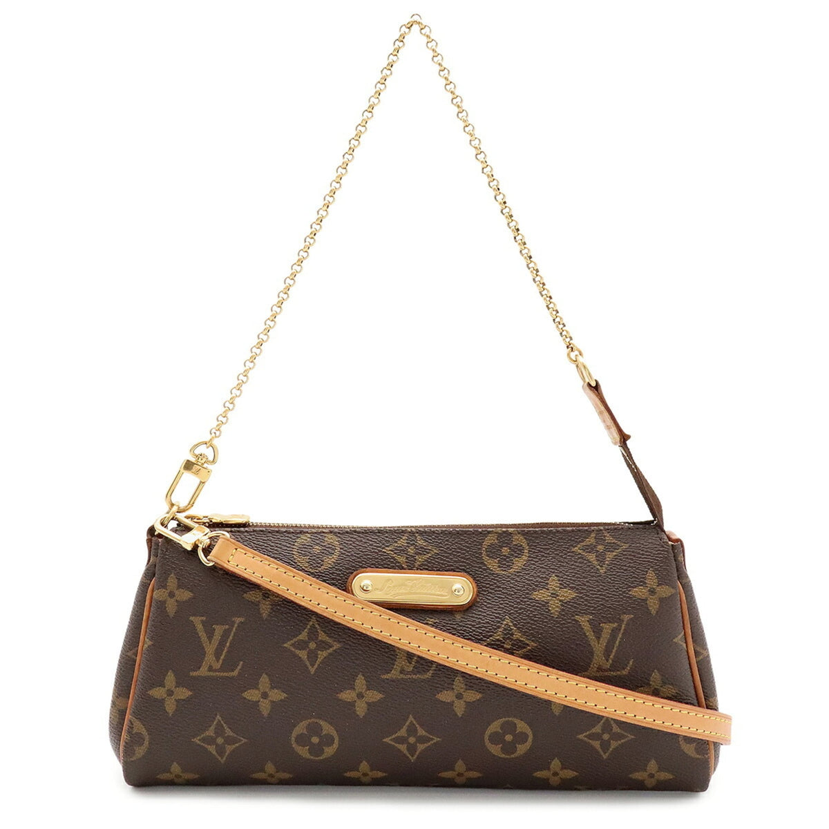 Louis Vuitton Brown Monogram Canvas Pvc Coated Canvas Handbag Pouch Shoulder Bag (Pre-Owned)
