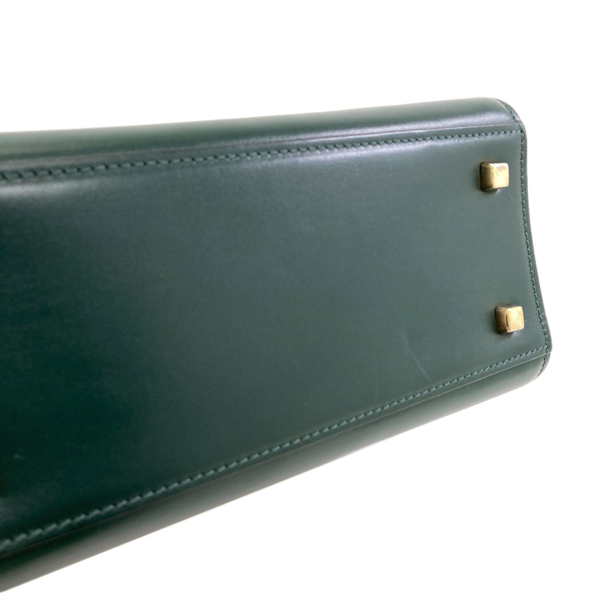 Valextra Green Handbag (Pre-Owned)