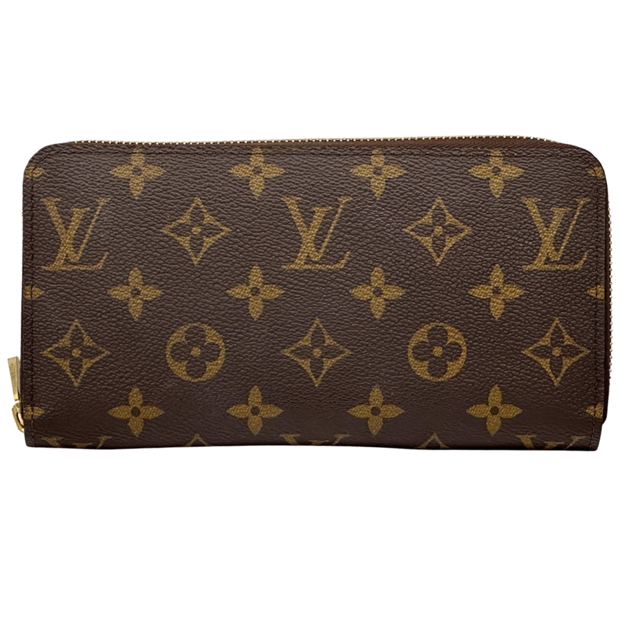Louis Vuitton Brown Monogram Canvas Long Wallet (Bi-Fold) (Pre-Owned)