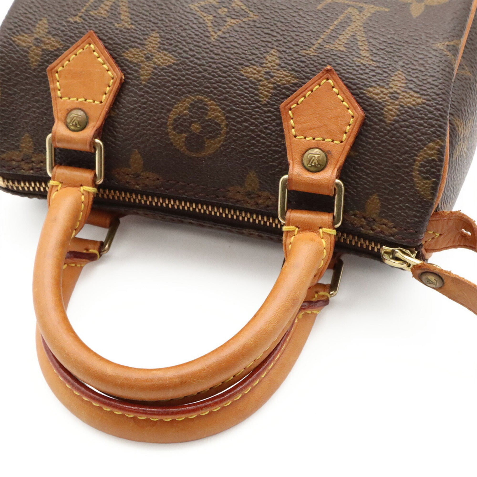 Louis Vuitton Brown Monogram Mini Handbag Pouch (Pre-Owned)