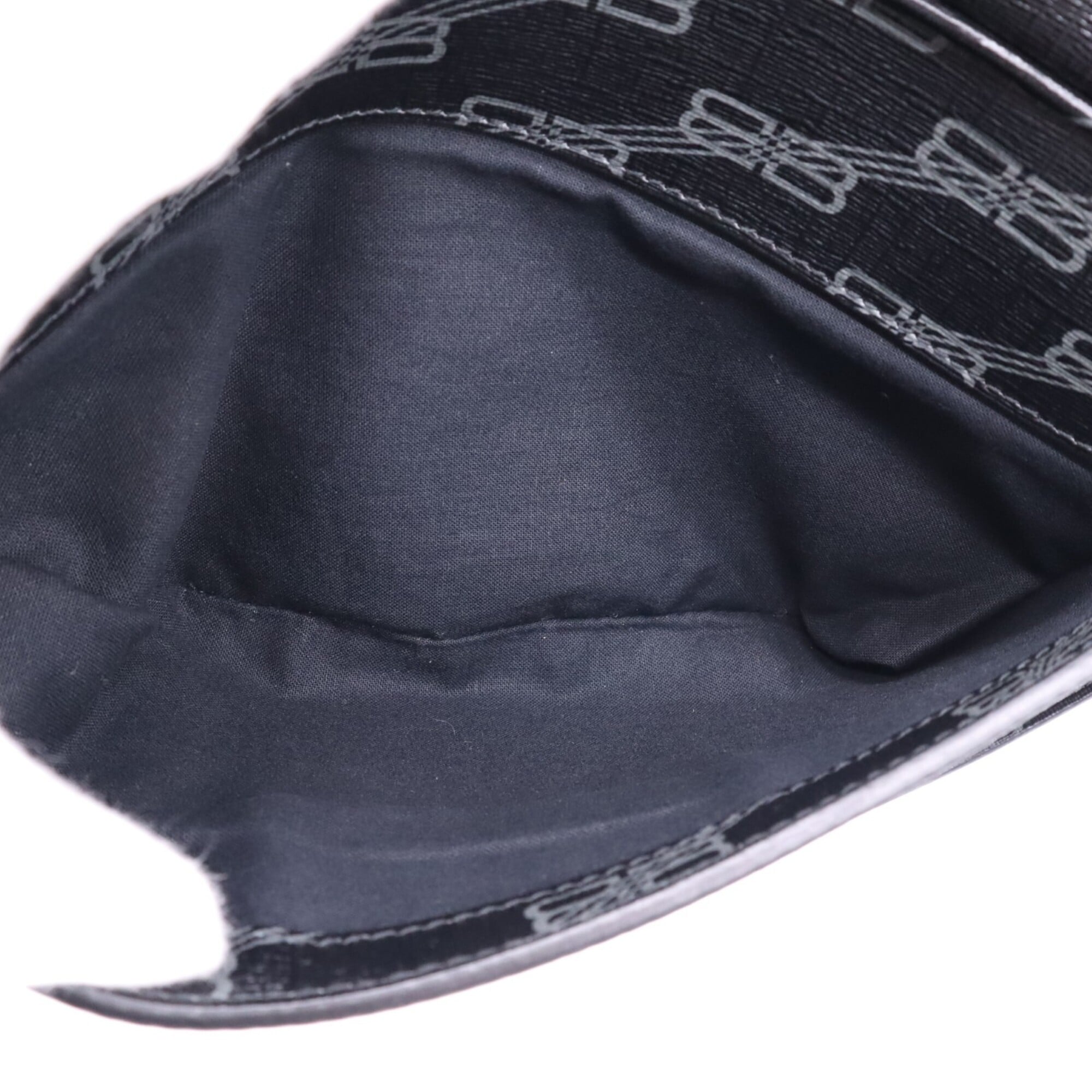 Balenciaga Black Gray Coated Canvas Shoulder Bag (Pre-Owned)