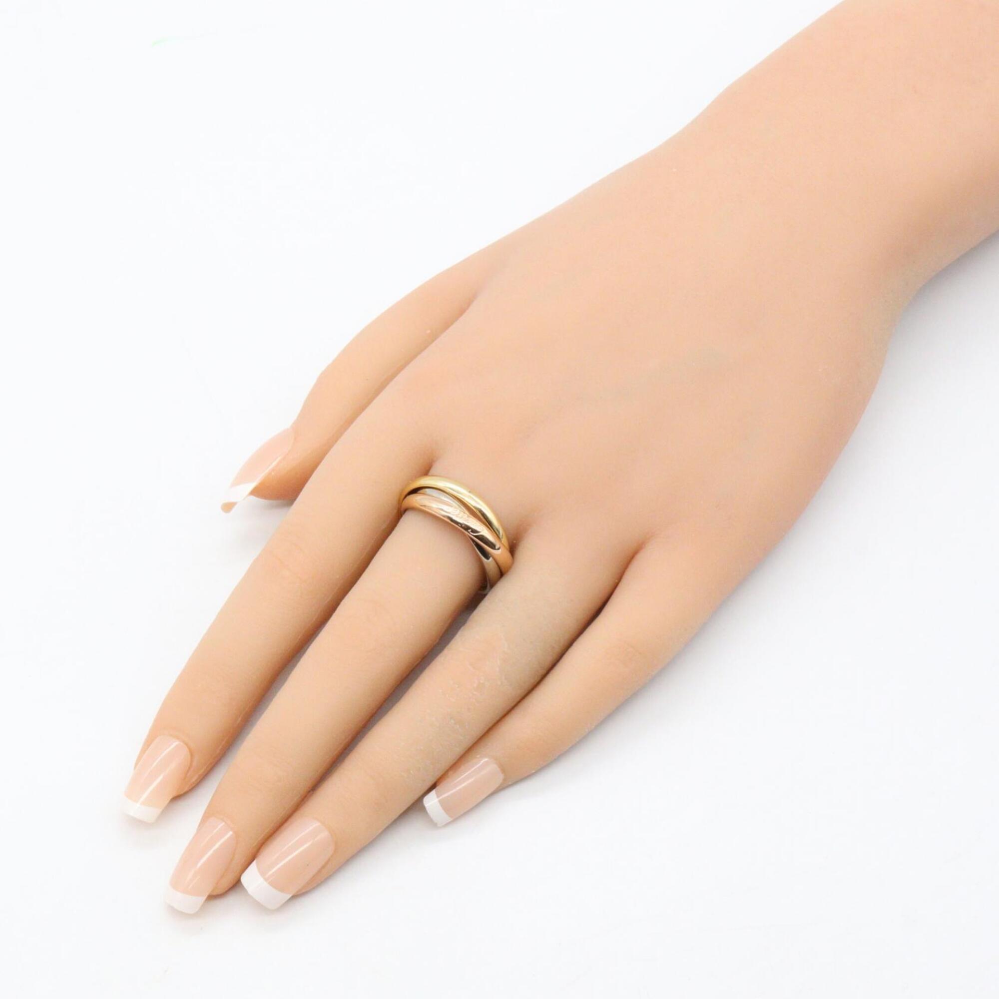 Cartier Gold Silver Yellow Gold (18K) Pink Gold (18K) White Gold (18K) Band Ring (Pre-Owned)
