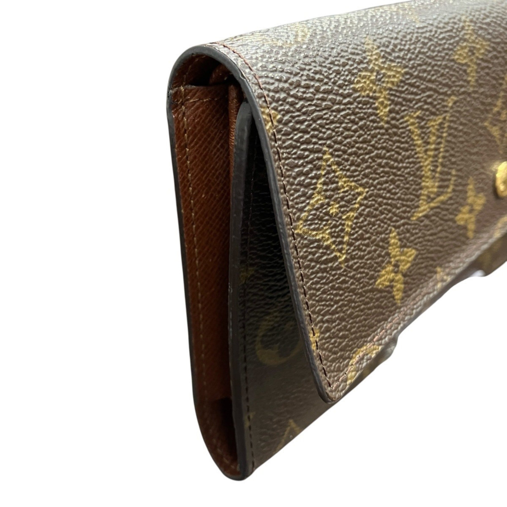 Louis Vuitton Brown Galle Monogram Monogram Long Wallet (Bi-Fold) (Pre-Owned)