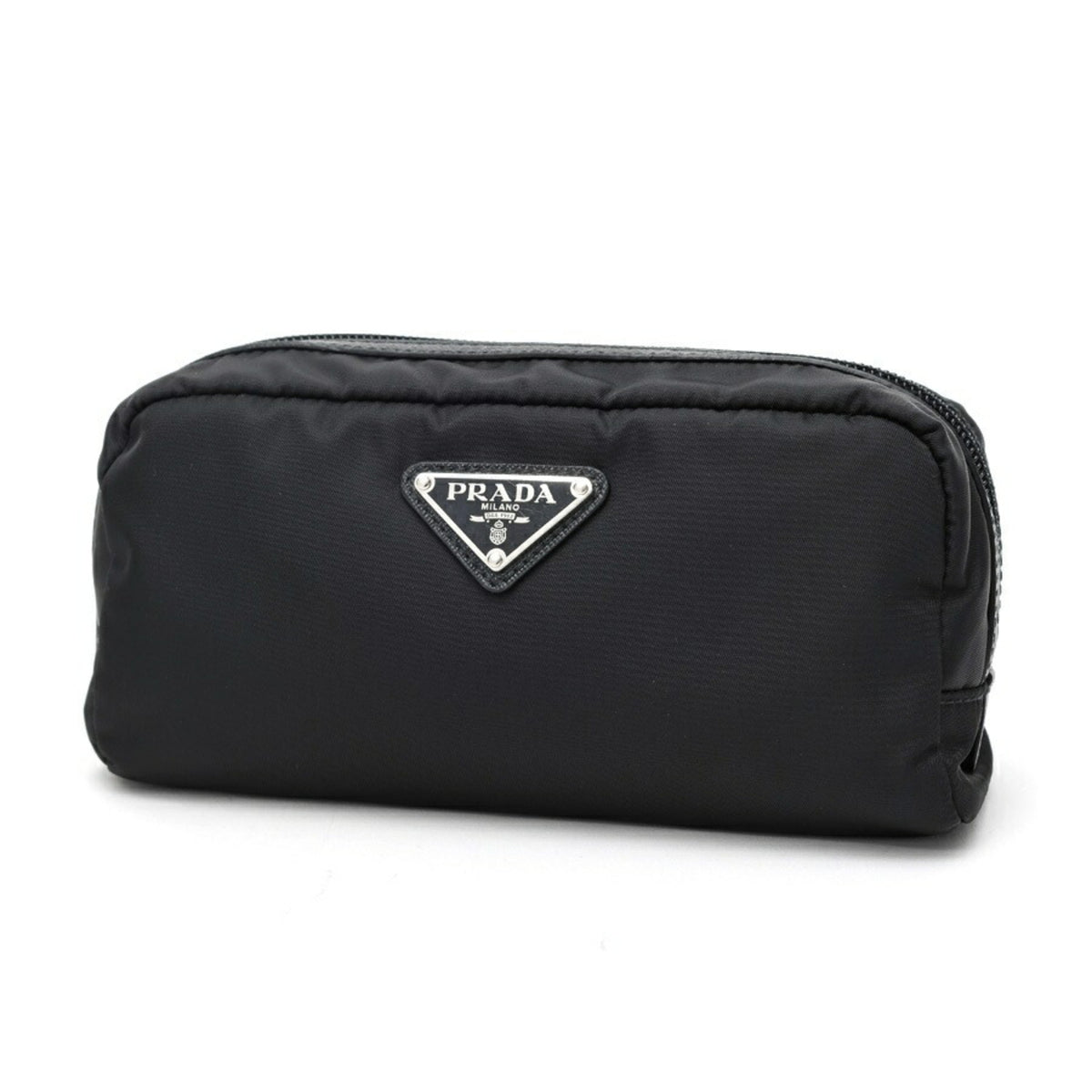 Prada Black Nero Nylon Pouch Wash Bag (Pre-Owned)