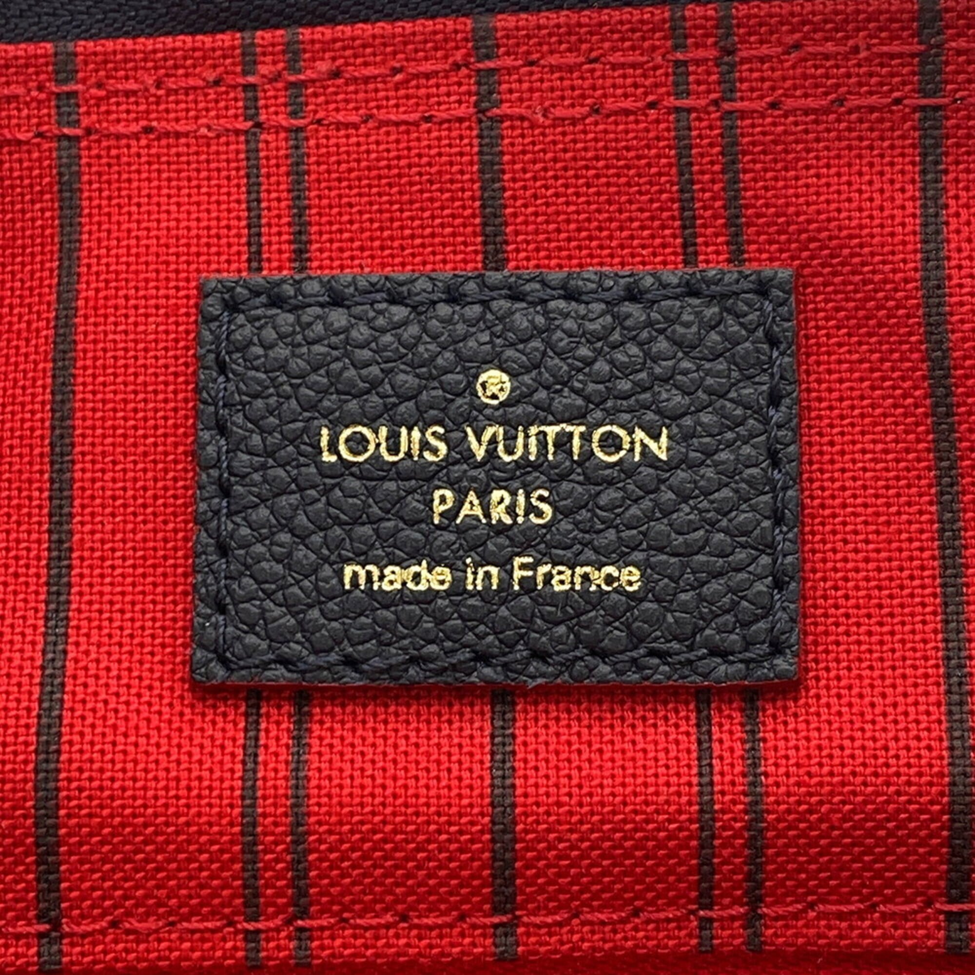 Louis Vuitton Monogram Empreinte Marine Rouge Monogram Empreinte Handbag Shoulder Bag (Pre-Owned)