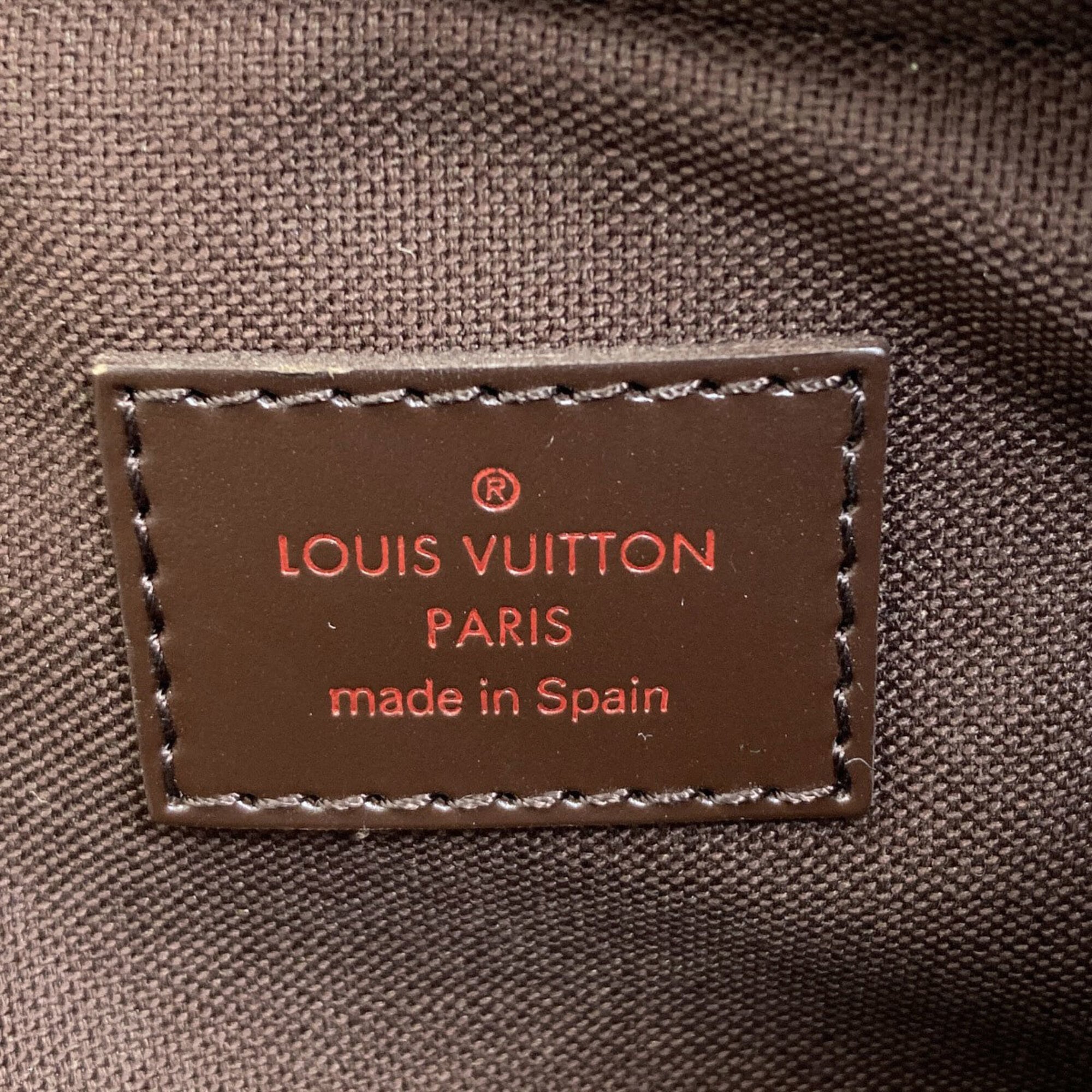 Louis Vuitton Damier Canvas Ebene Damier Canvas Sling Bag (Pre-Owned)