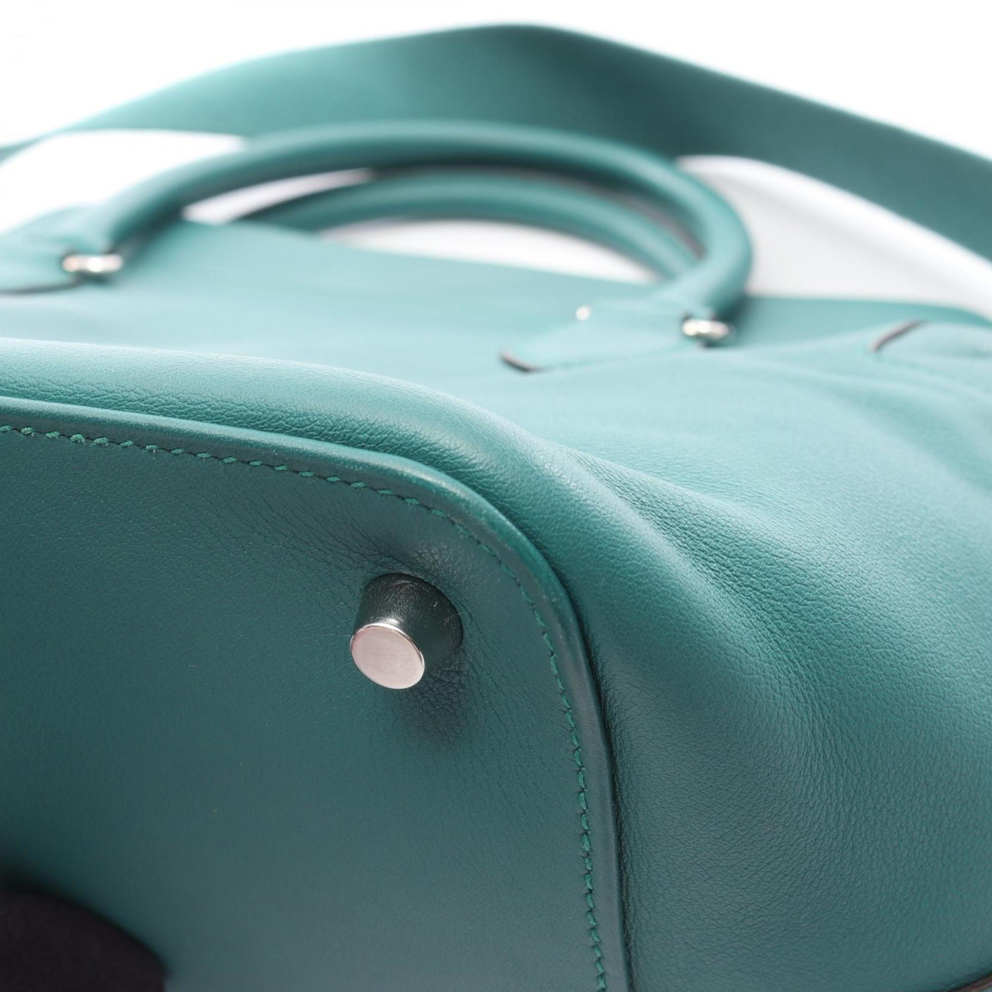 Hermes Green Swift Leather Handbag (Pre-Owned)