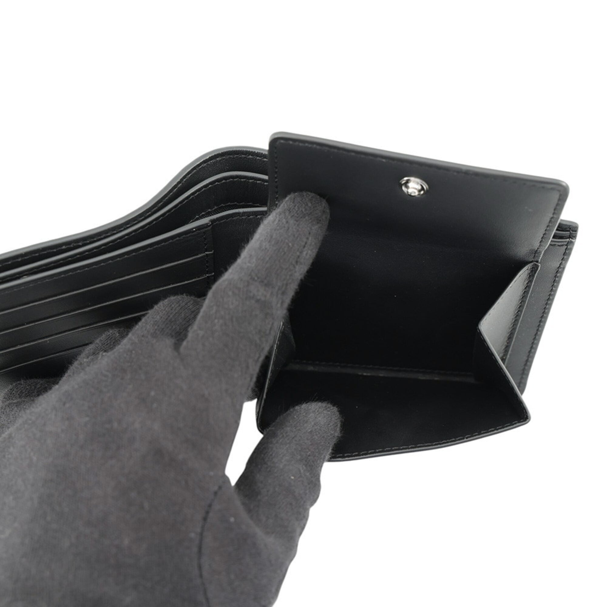 Loewe Black Leather Wallet (Bi-Fold) (Pre-Owned)
