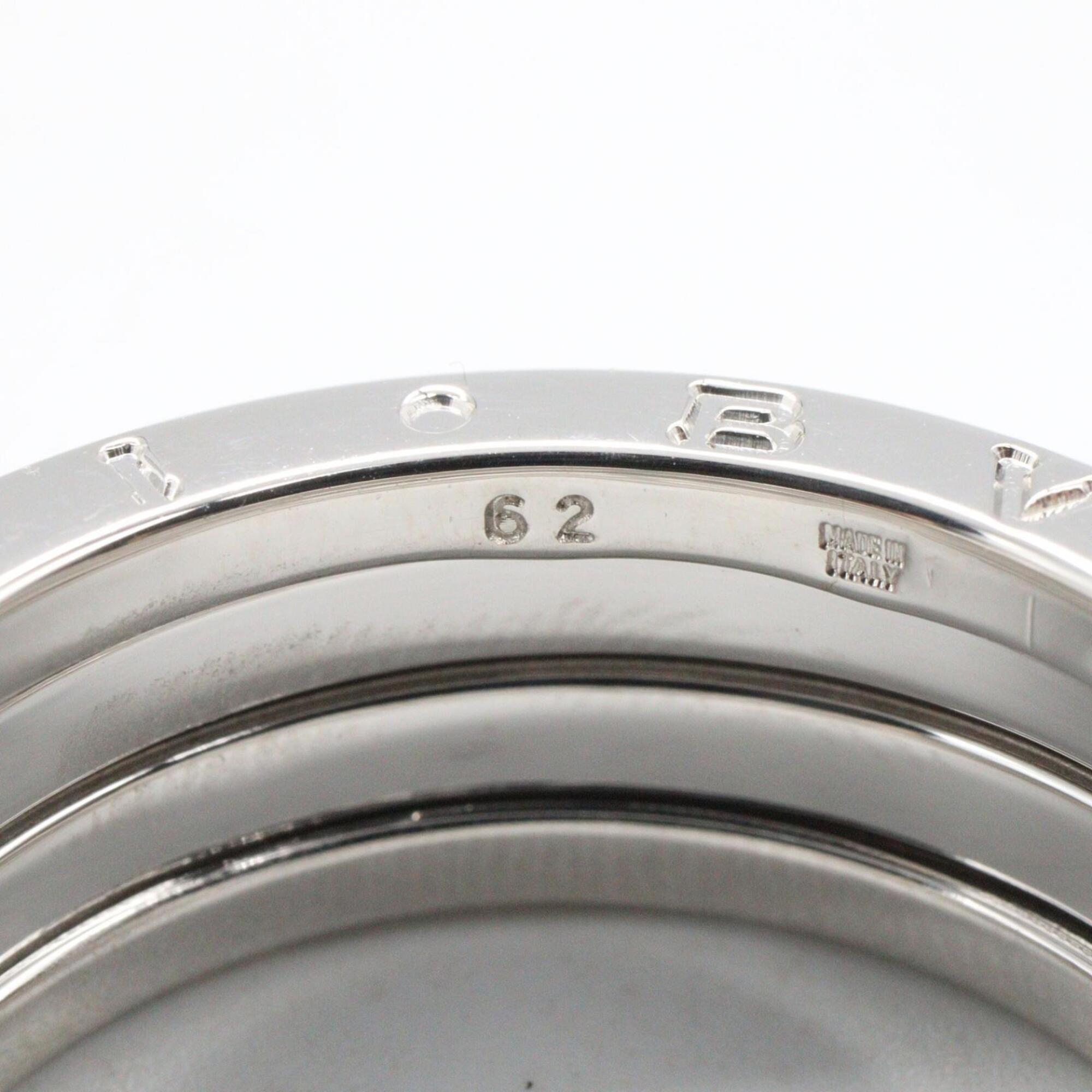 Bvlgari Silver White Gold (18K) Band Ring (Pre-Owned)