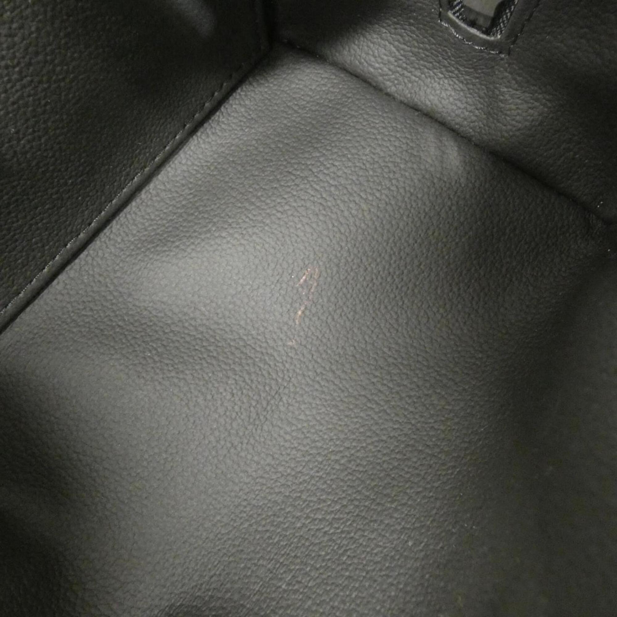 Louis Vuitton Black Coated Canvas Handbag Pouch (Pre-Owned)