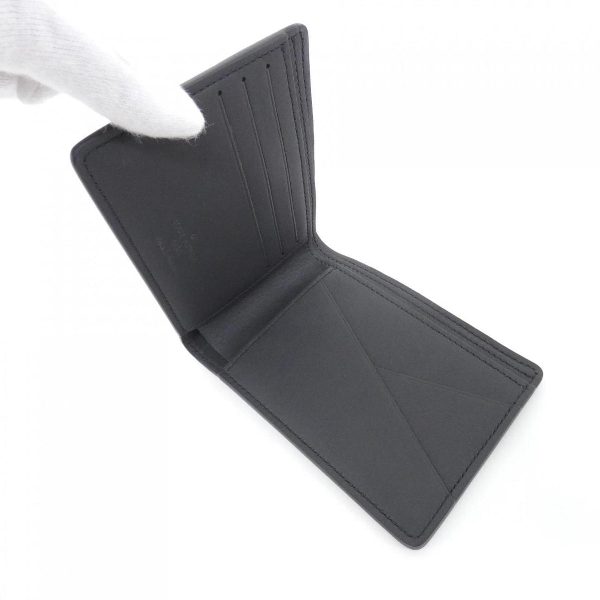 Louis Vuitton Onyx Leather Bill Wallet (Bi-Fold) (Pre-Owned)