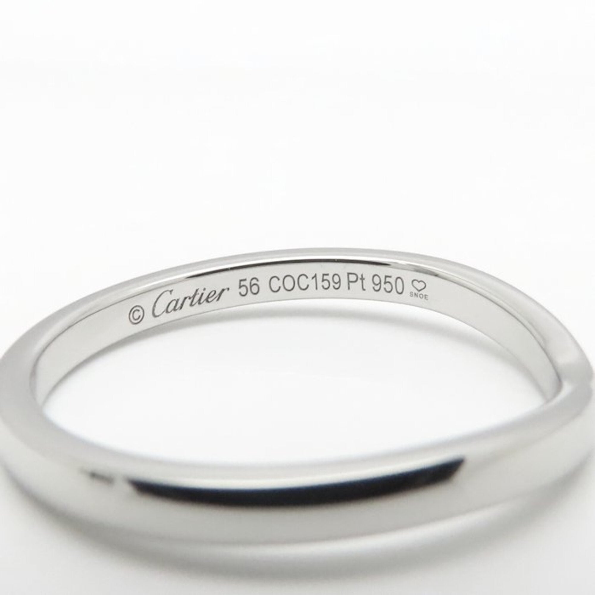 Cartier Platinum 950 Band Ring (Pre-Owned)