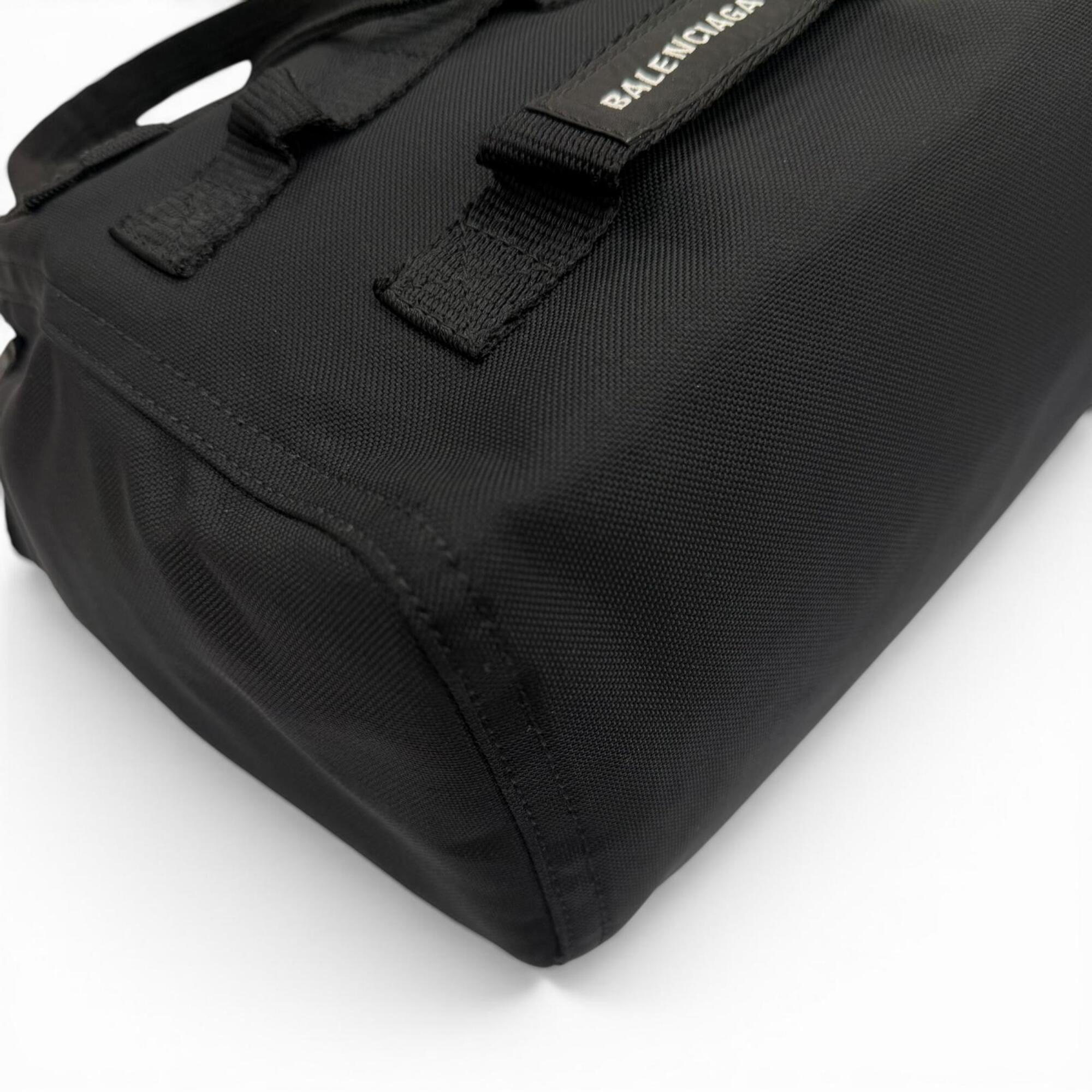 Balenciaga Black Nylon Tote Bag (Pre-Owned)