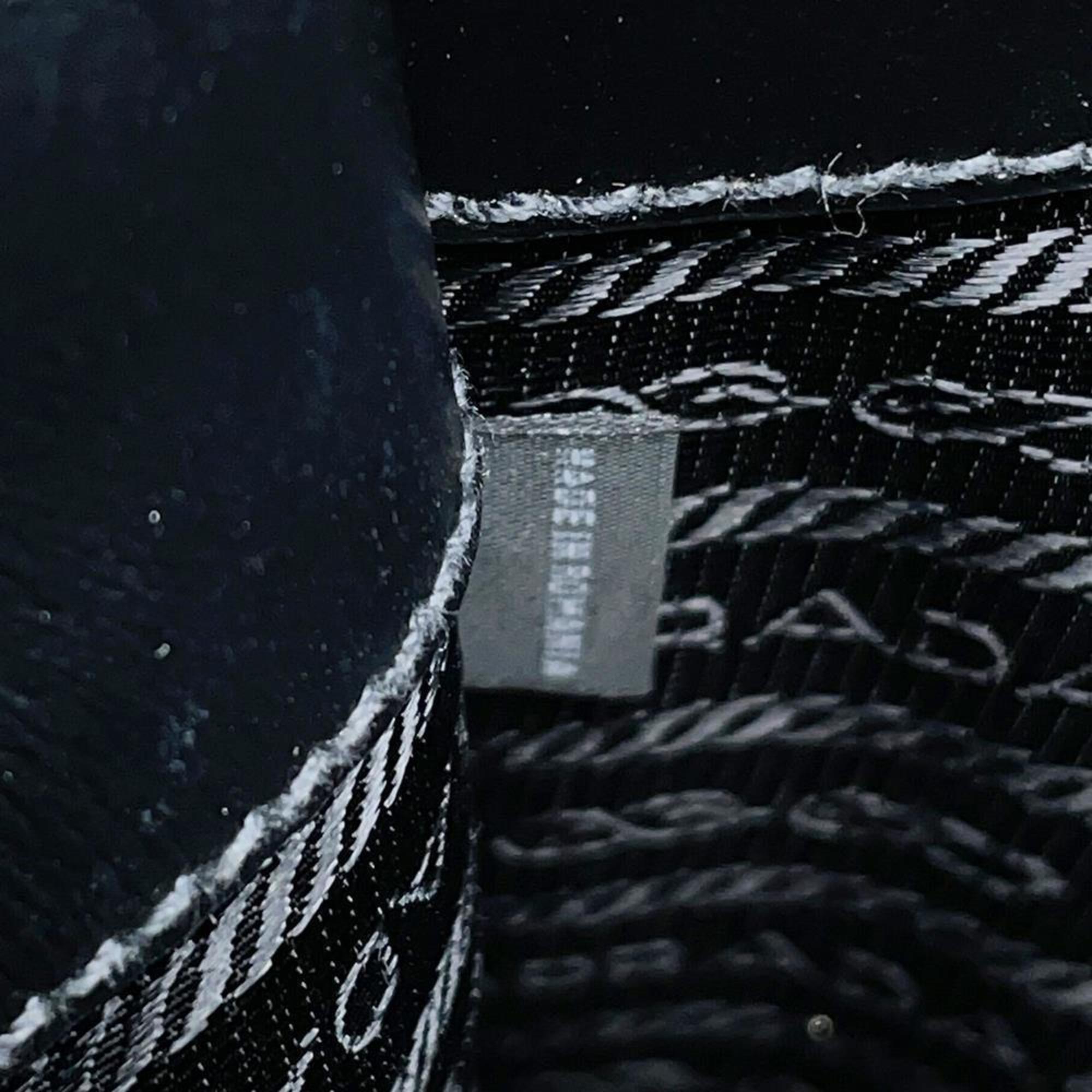 Prada Black Leather Shoulder Bag Tote Bag (Pre-Owned)