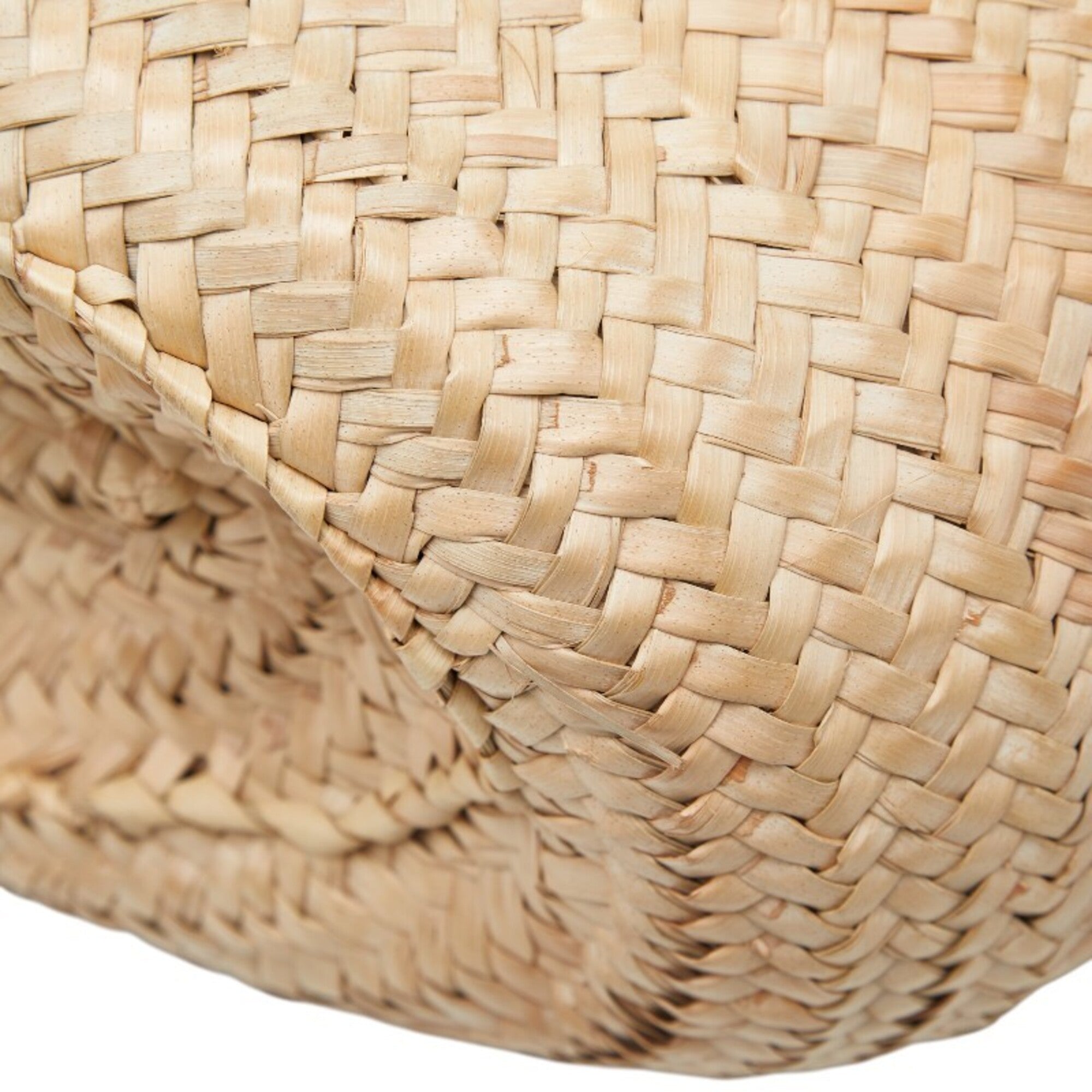 Loewe Beige Brown Raffia Leather Basket Shoulder Bag Tote Bag (Pre-Owned)