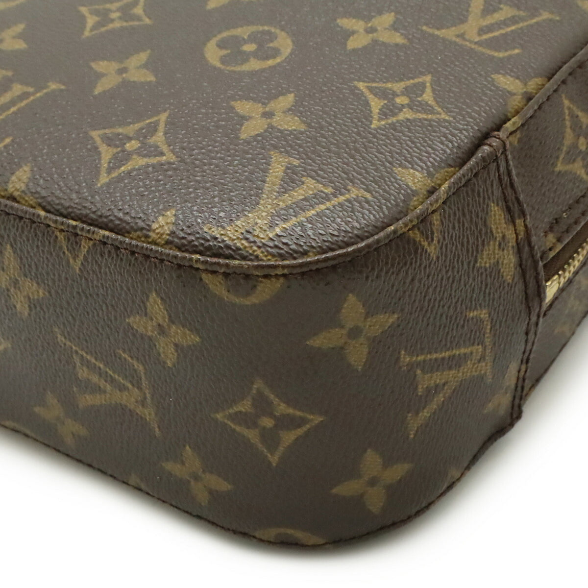 Louis Vuitton Brown Galle Monogram White Monogram Handbag Shoulder Bag (Pre-Owned)
