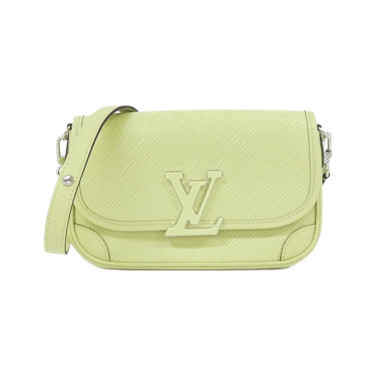 Louis Vuitton Green Leather Shoulder Bag (Pre-Owned)