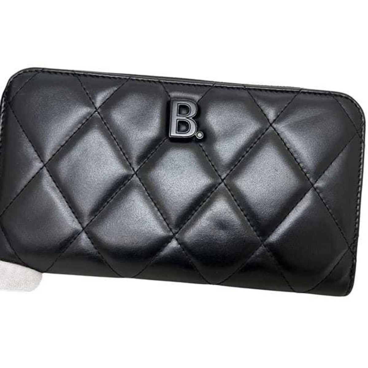 Balenciaga Black Leather Long Wallet (Bi-Fold) (Pre-Owned)