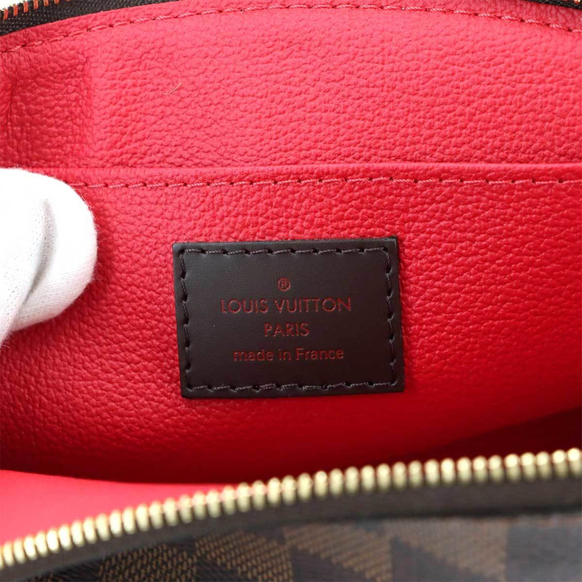 Louis Vuitton Brown Damier Canvas Ebene Damier Canvas Pouch (Pre-Owned)