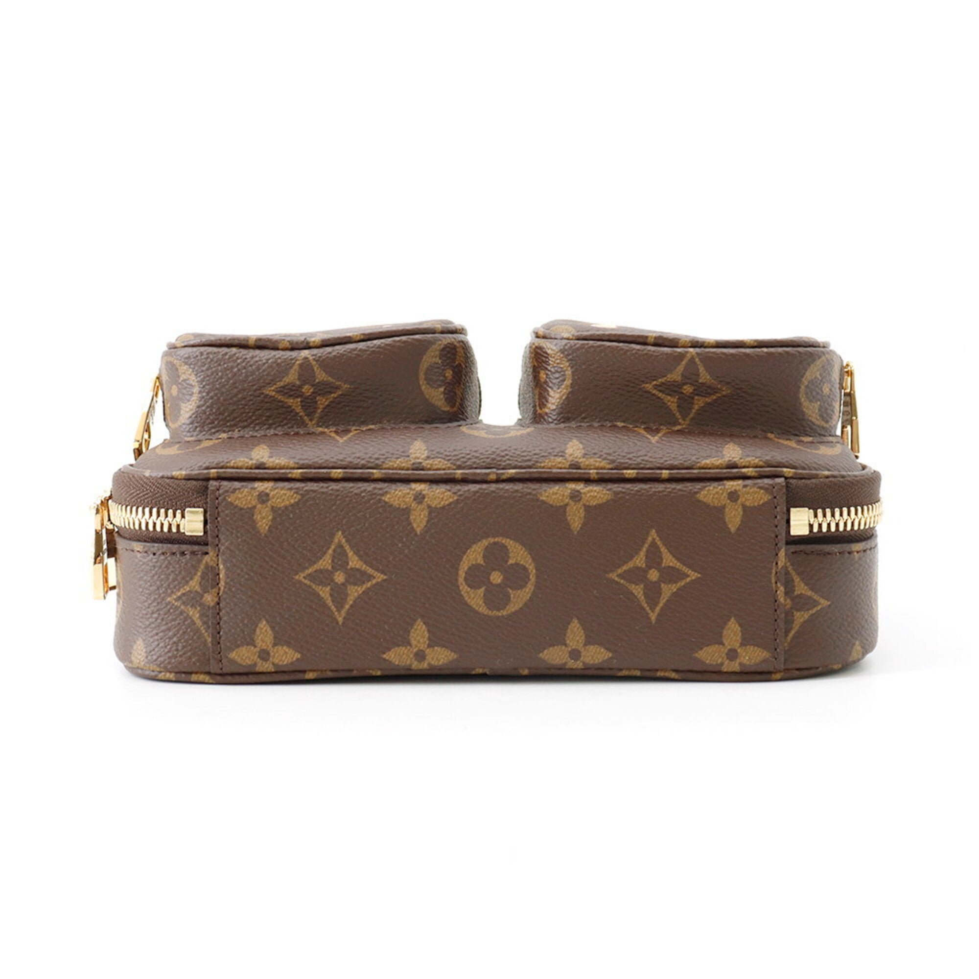 Louis Vuitton Brown Monogram Monogram Handbag Pouch Shoulder Bag (Pre-Owned)