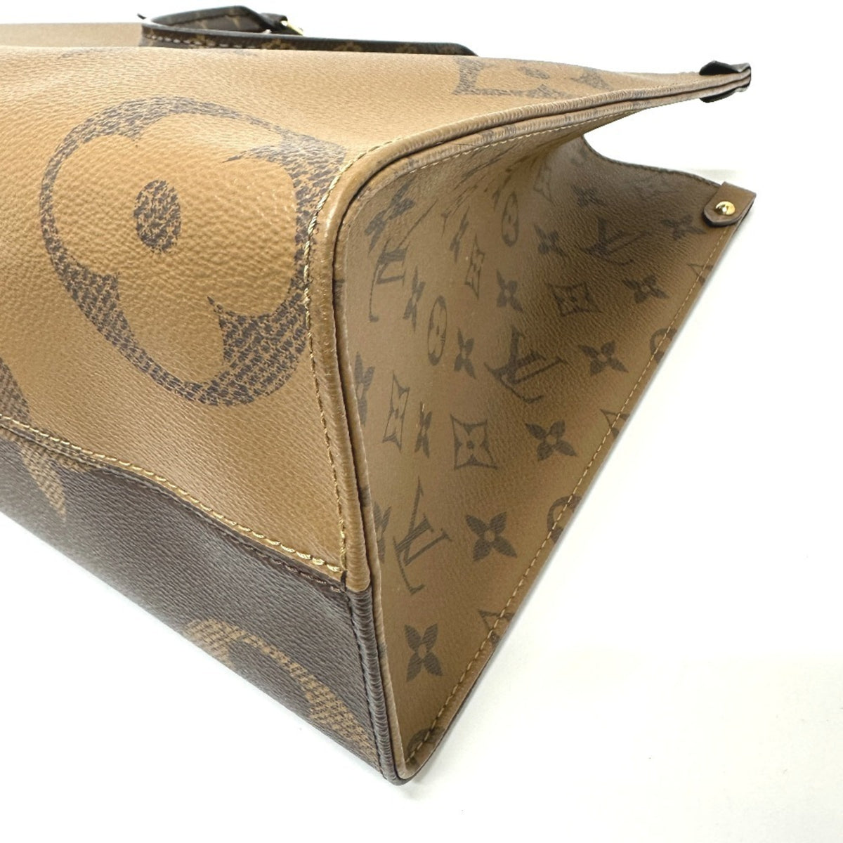 Louis Vuitton Brown Monogram Shoulder Bag Tote Bag (Pre-Owned)