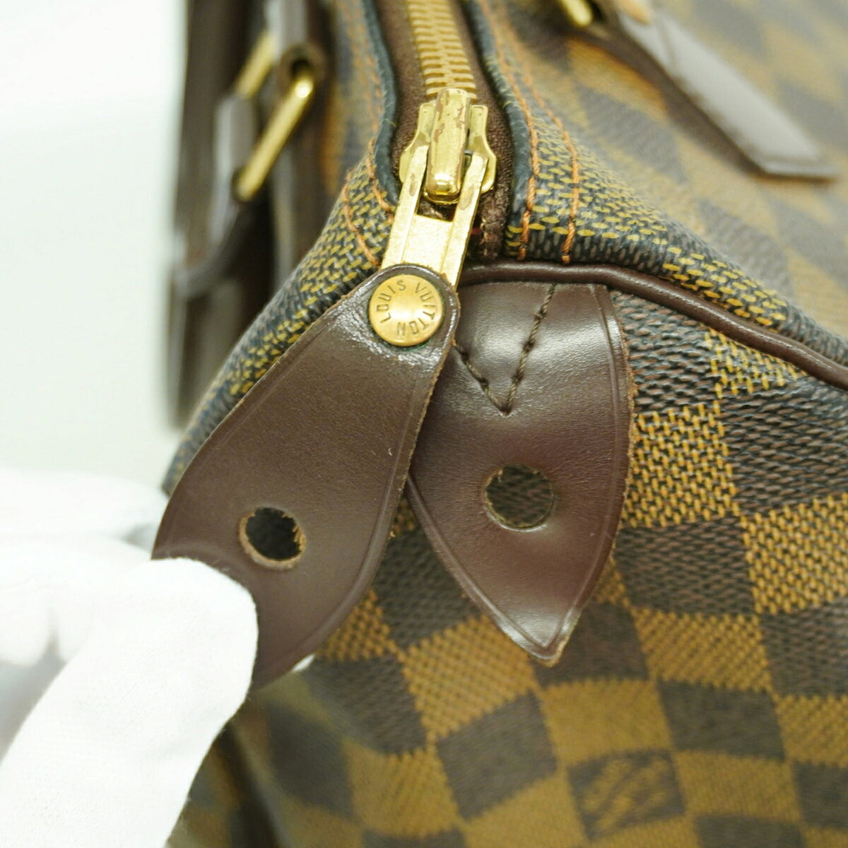 Louis Vuitton Ebene Handbag (Pre-Owned)