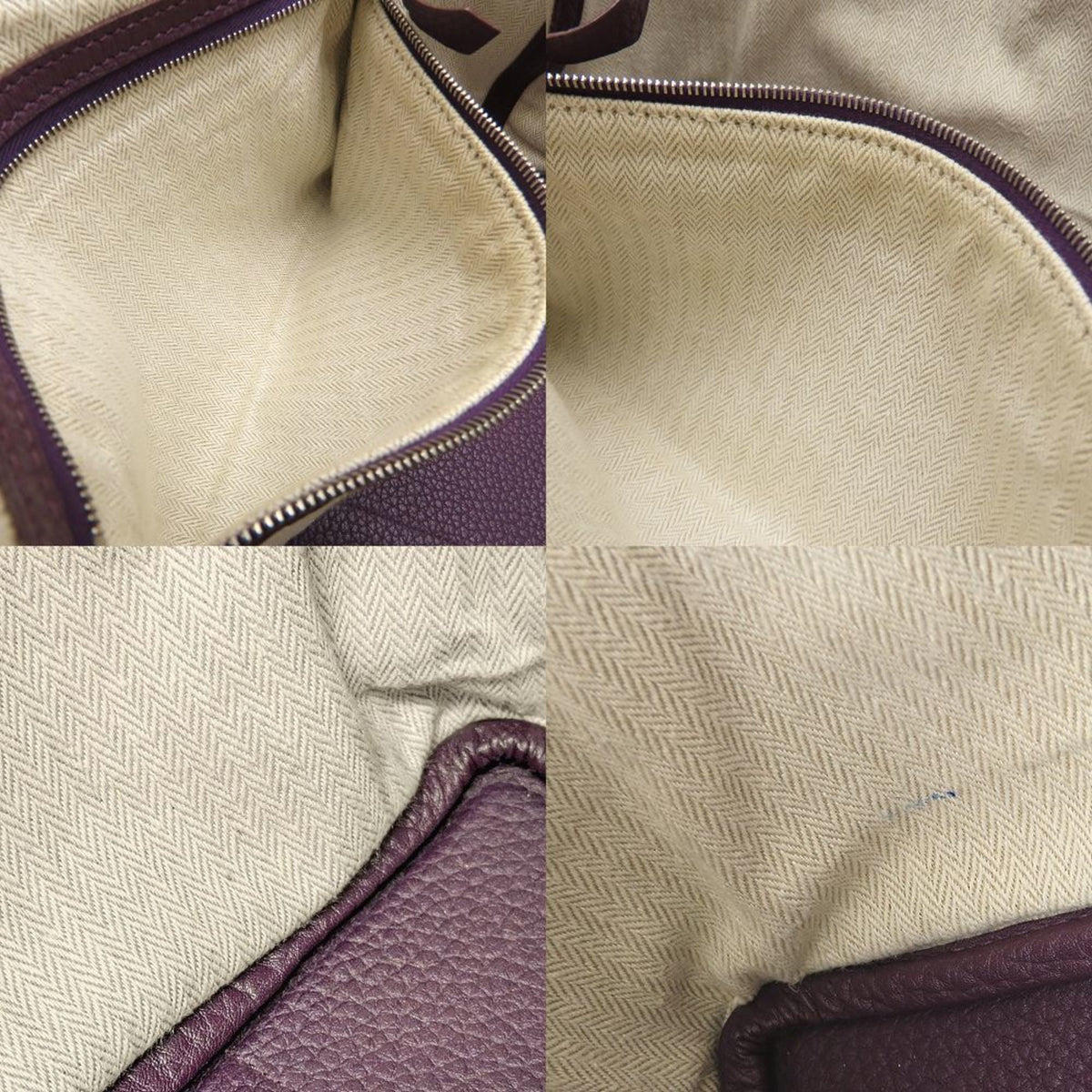 Hermes Cassis Negonda Leather Handbag (Pre-Owned)