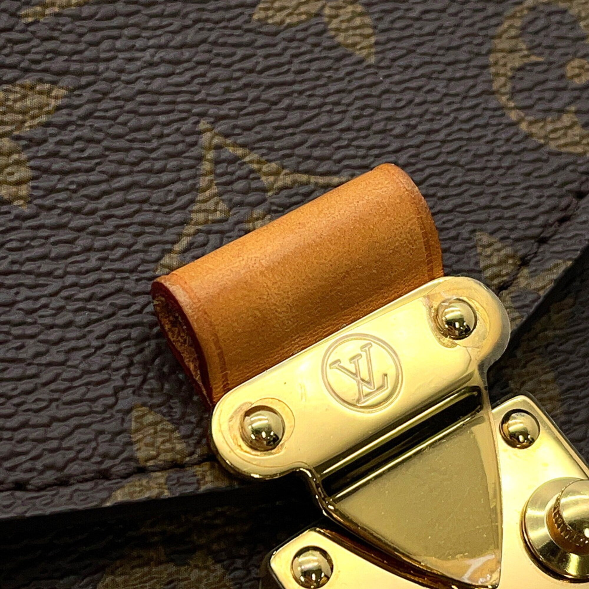 Louis Vuitton Monogram Brown Monogram Handbag Pochette (Pre-Owned)