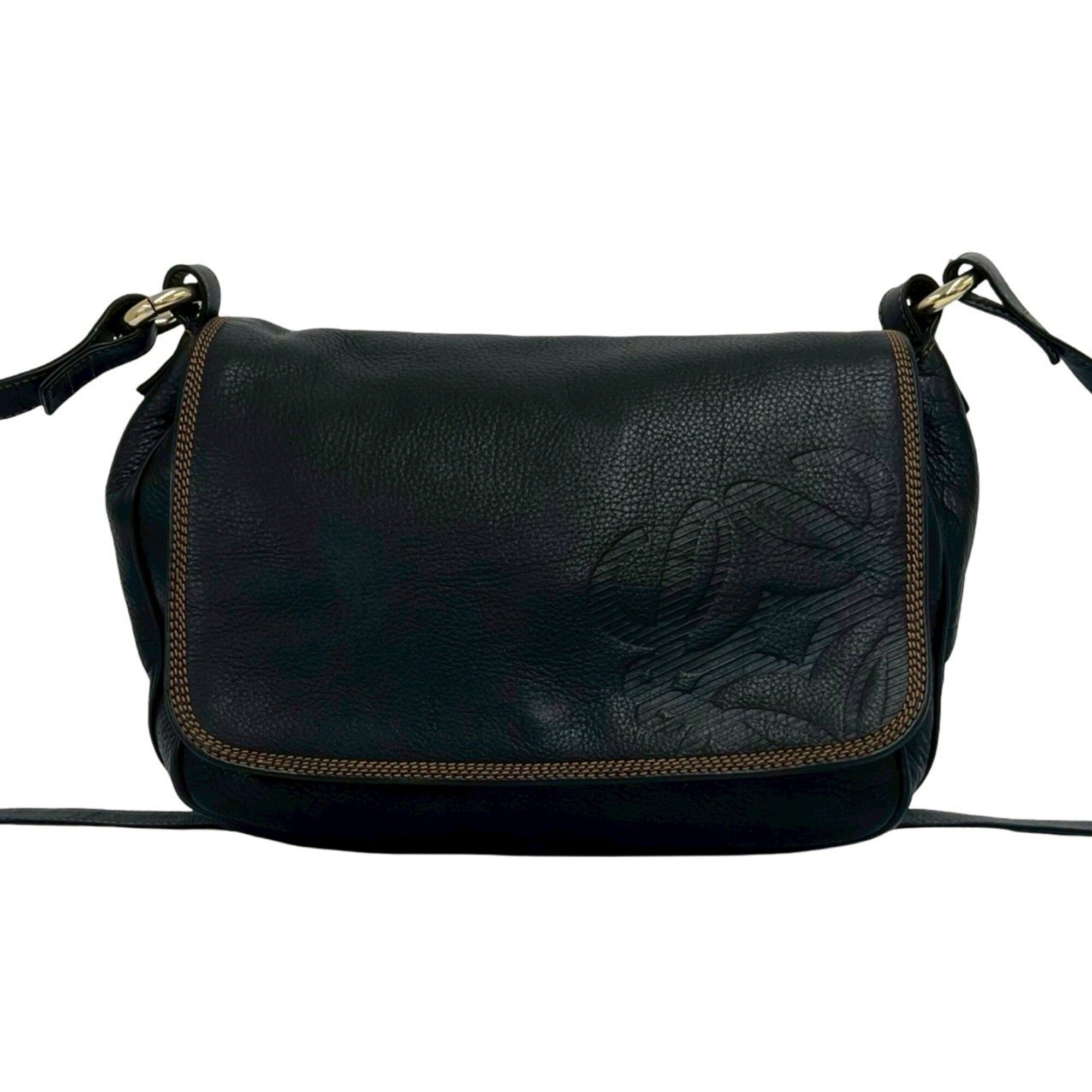Loewe Brown Leather Pochette Shoulder Bag (Pre-Owned)