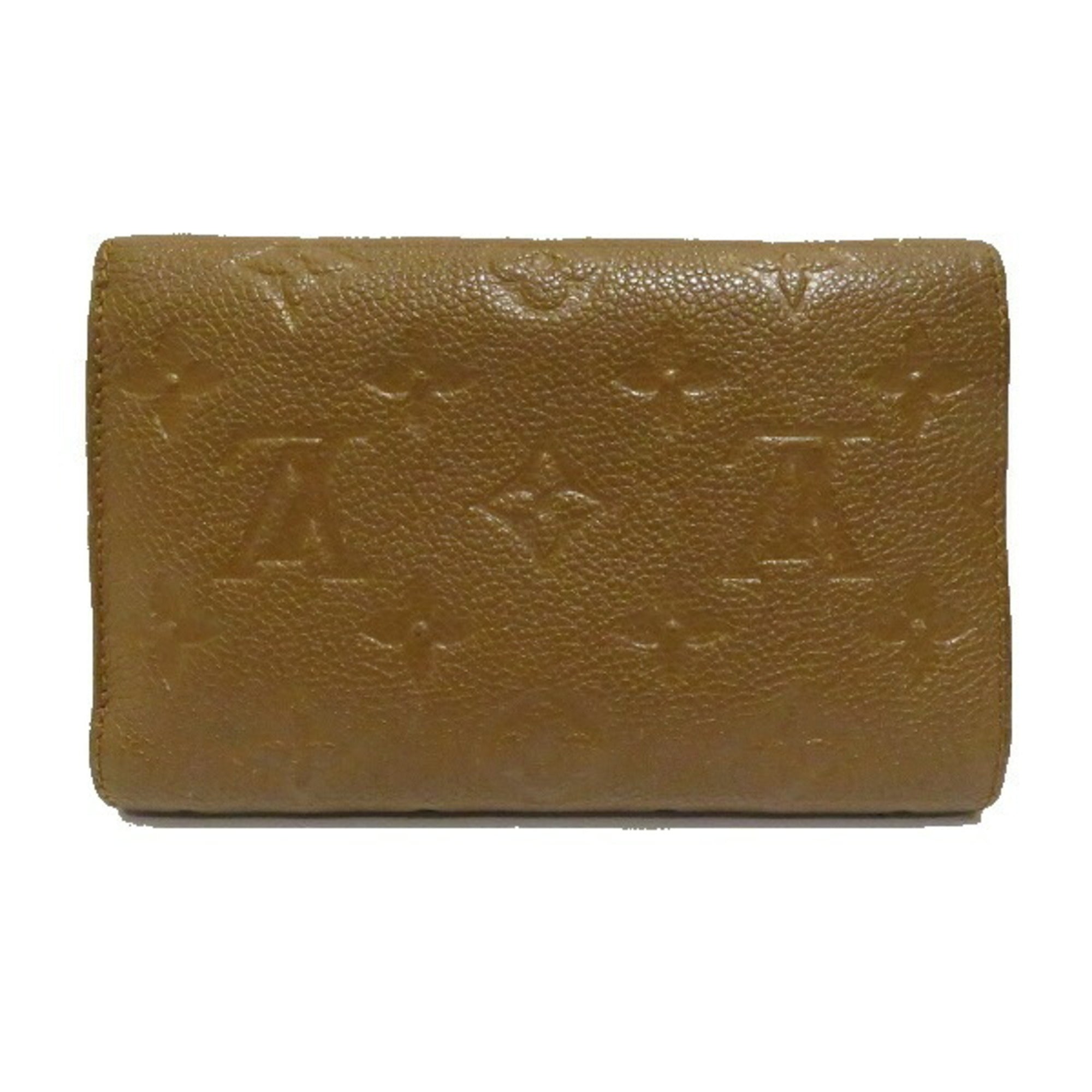 Louis Vuitton Camel Leather Wallet (Bi-Fold) (Pre-Owned)
