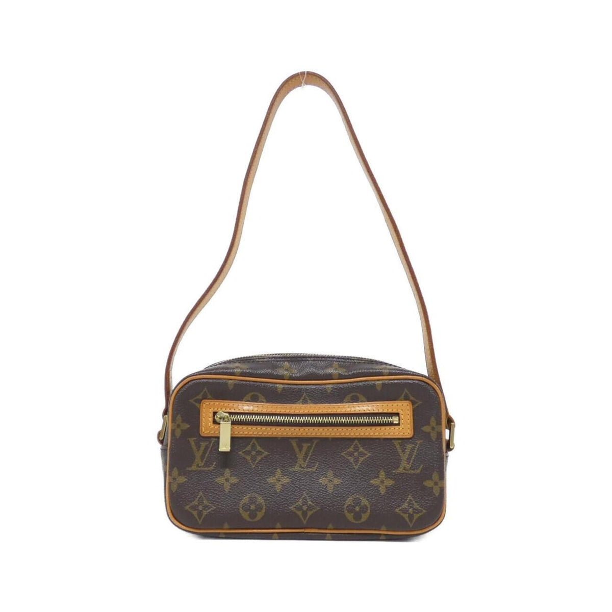 Louis Vuitton Marron Monogram Monogram Coated Canvas Pochette Shoulder Bag (Pre-Owned)