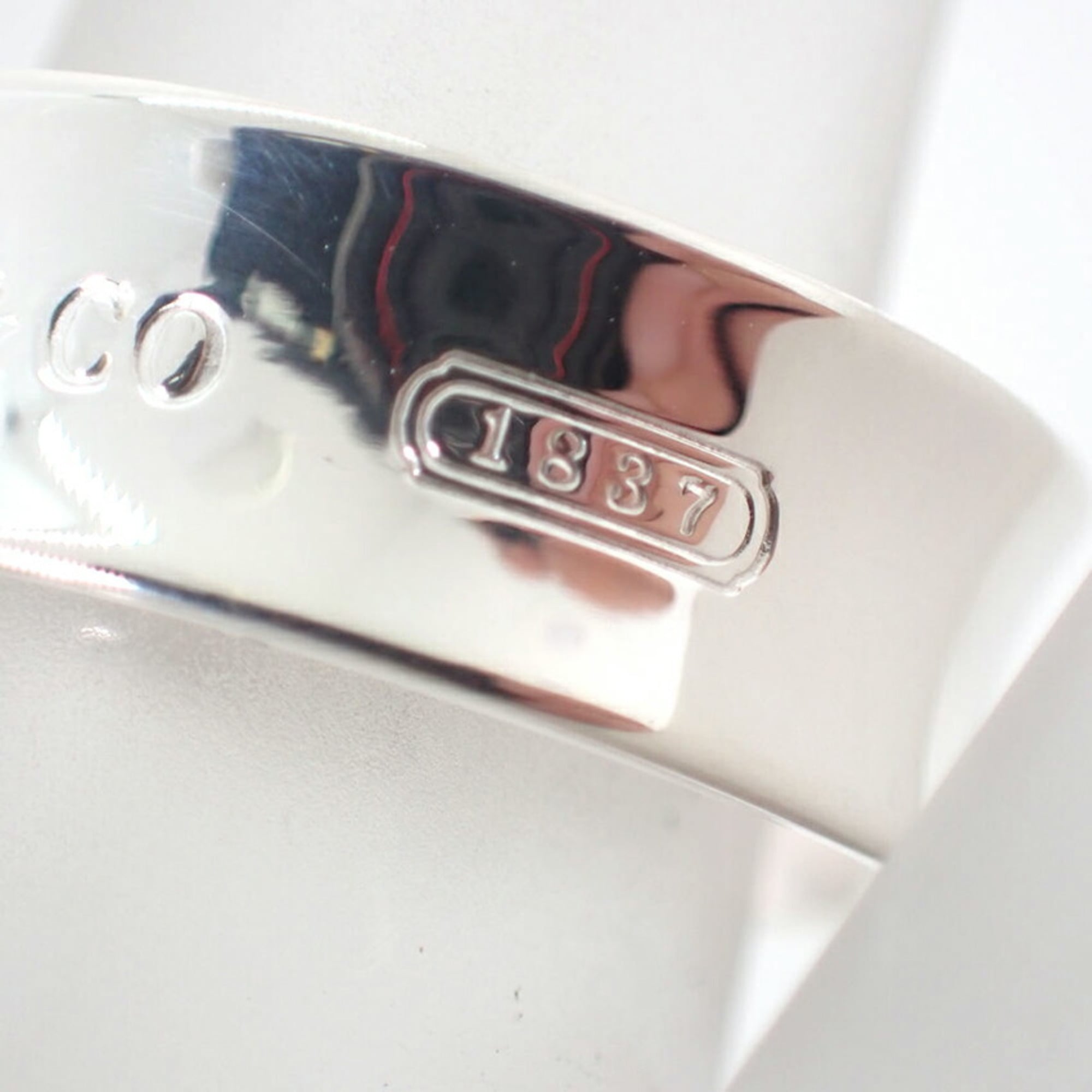 Tiffany Sterling Silver 925 Band Ring (Pre-Owned)