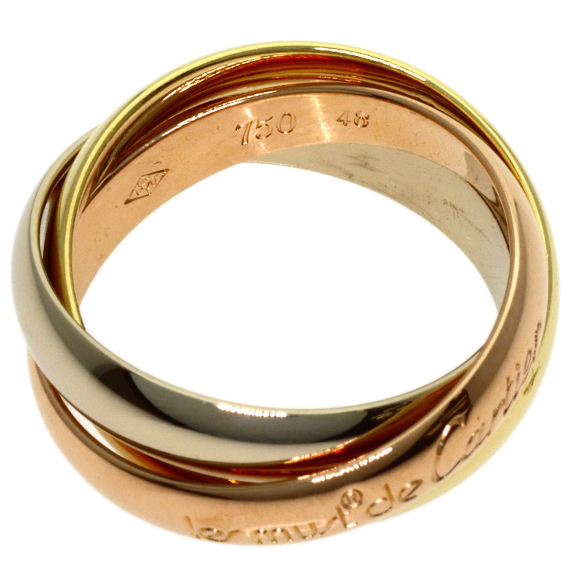 Cartier Yellow Gold (18K) Pink Gold (18K) White Gold (18K) Band Ring (Pre-Owned)