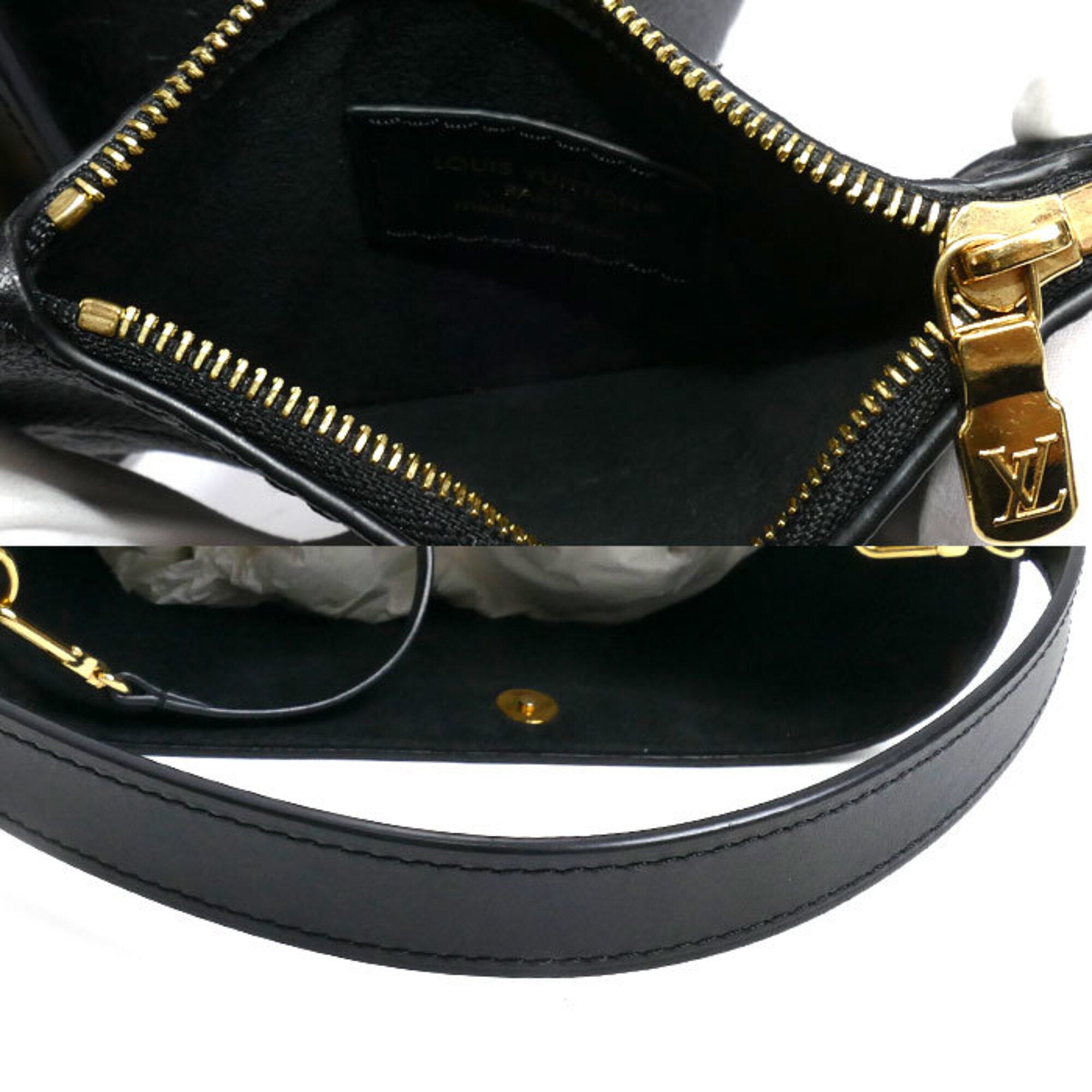 Louis Vuitton Black Monogram Empreinte Handbag Pouch (Pre-Owned)