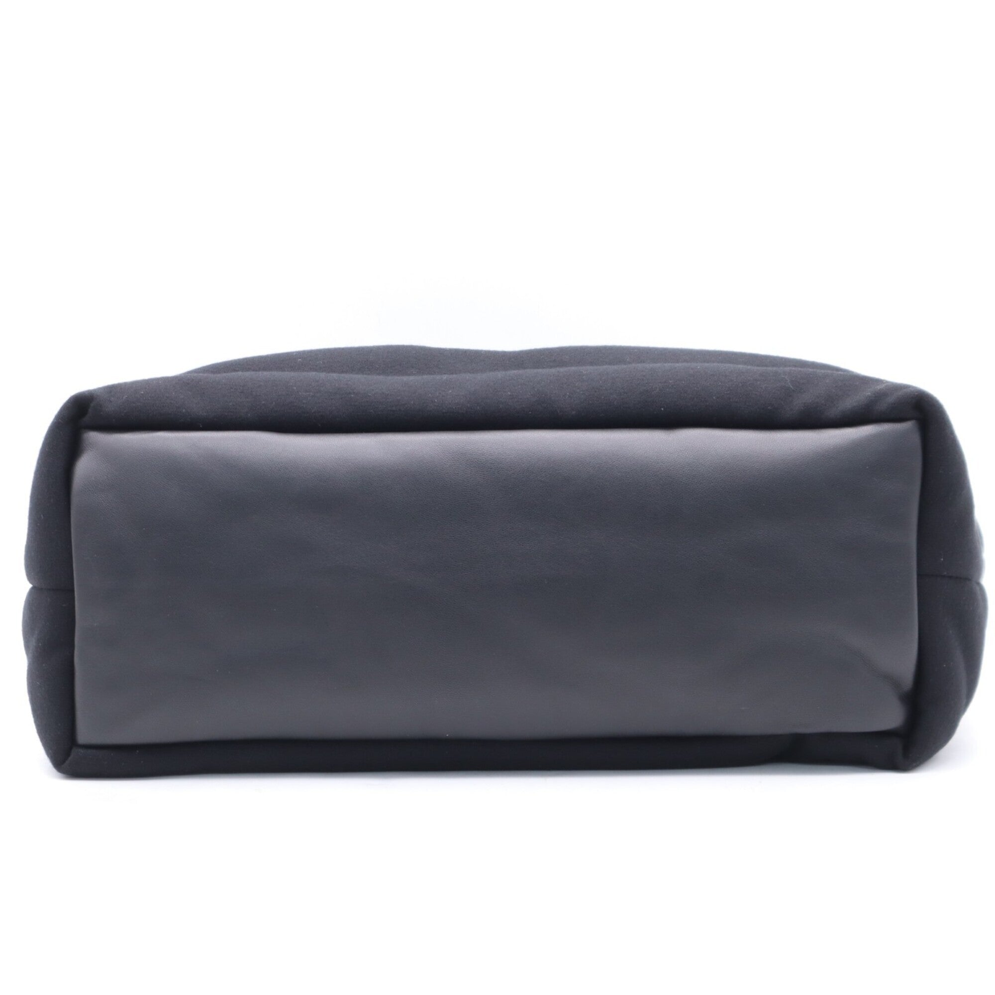 Yves Saint Laurent Black Cotton Handbag Tote Bag (Pre-Owned)