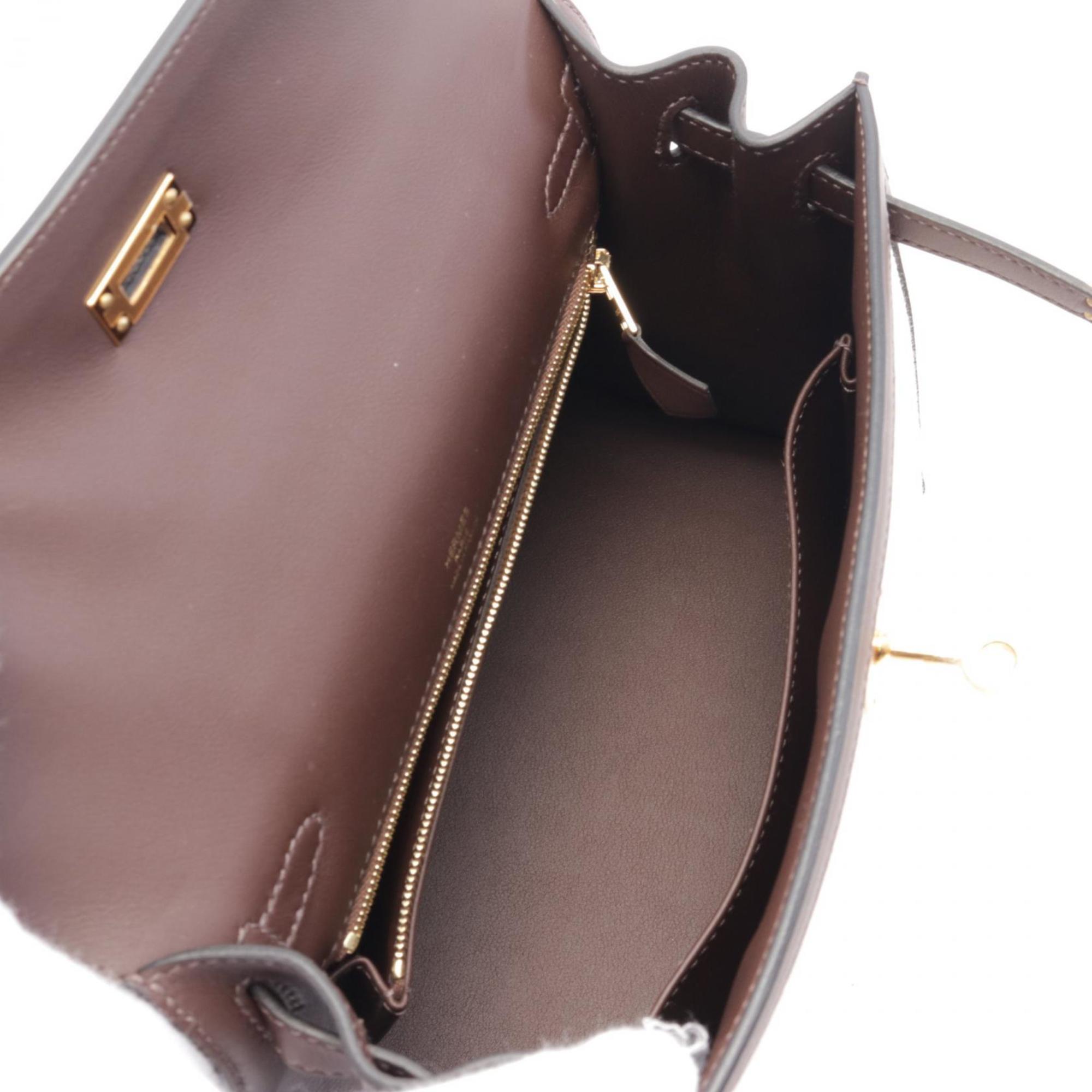 Hermes Beige Brown Toile H Handbag (Pre-Owned)