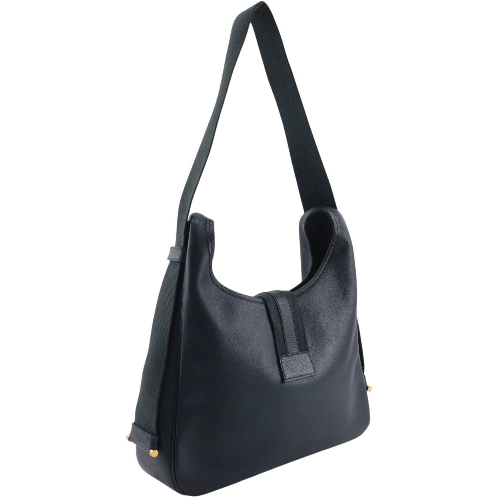 Hermes Black Courchevel Leather Shoulder Bag (Pre-Owned)