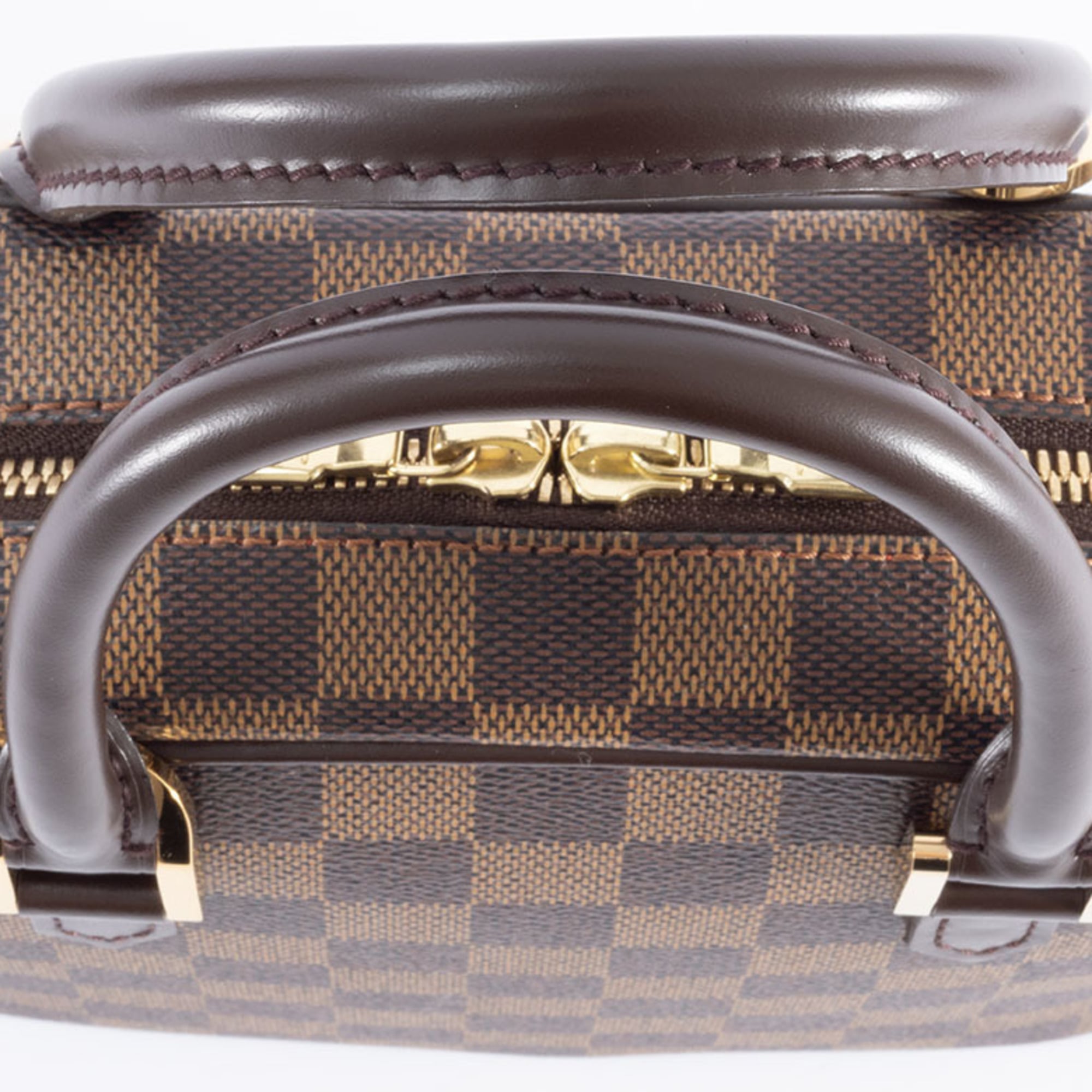 Louis Vuitton Damier Damier Canvas Ebene Handbag (Pre-Owned)