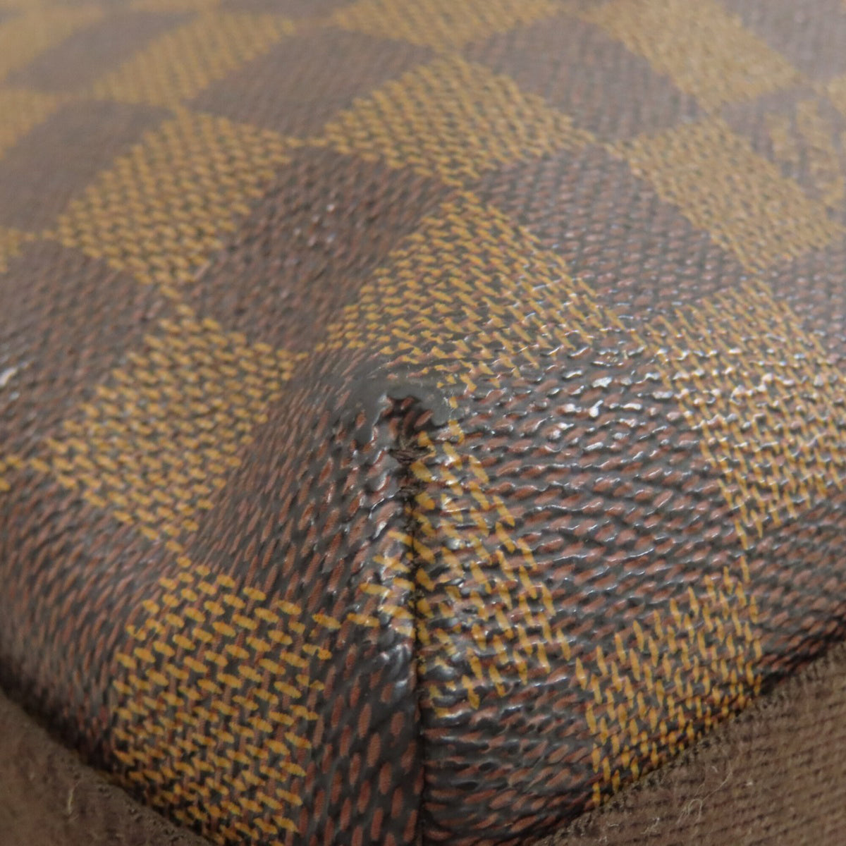 Louis Vuitton Brown Damier Canvas Ebene Damier Canvas Shoulder Bag (Pre-Owned)